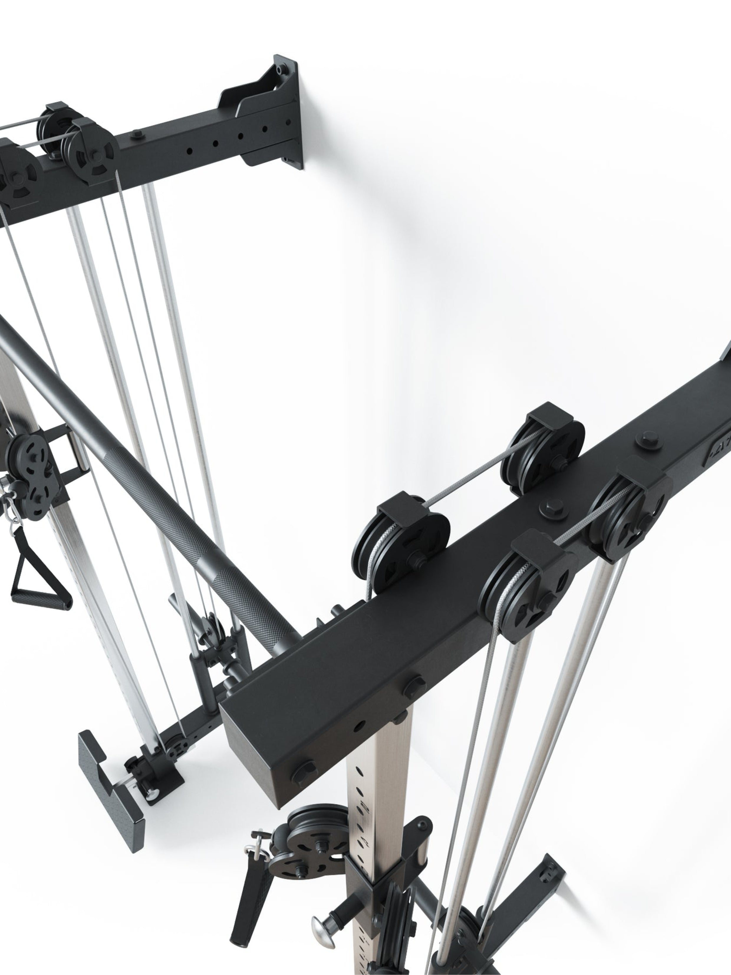 Power Cage R8-Nitro Wall Mounted: Dual Pulley