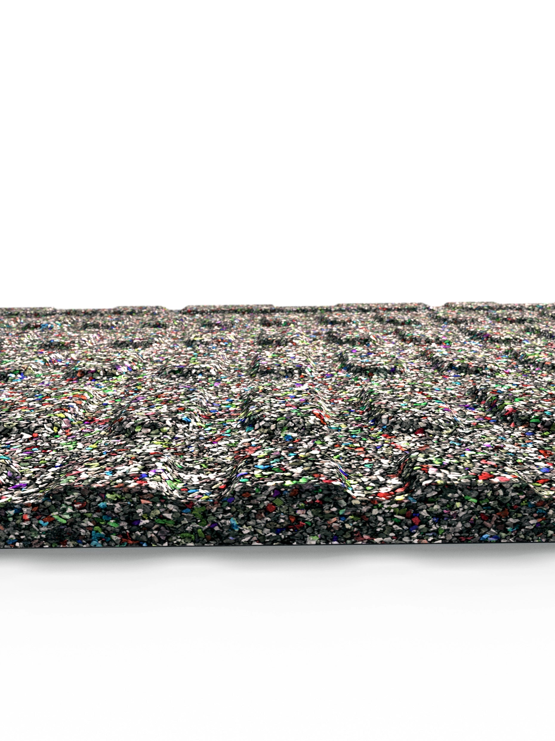 BlockProtect 100x100cm 20mm Bodenschutzmatte für HomeGym und Fitnessstudio | Dämpfend für Drops