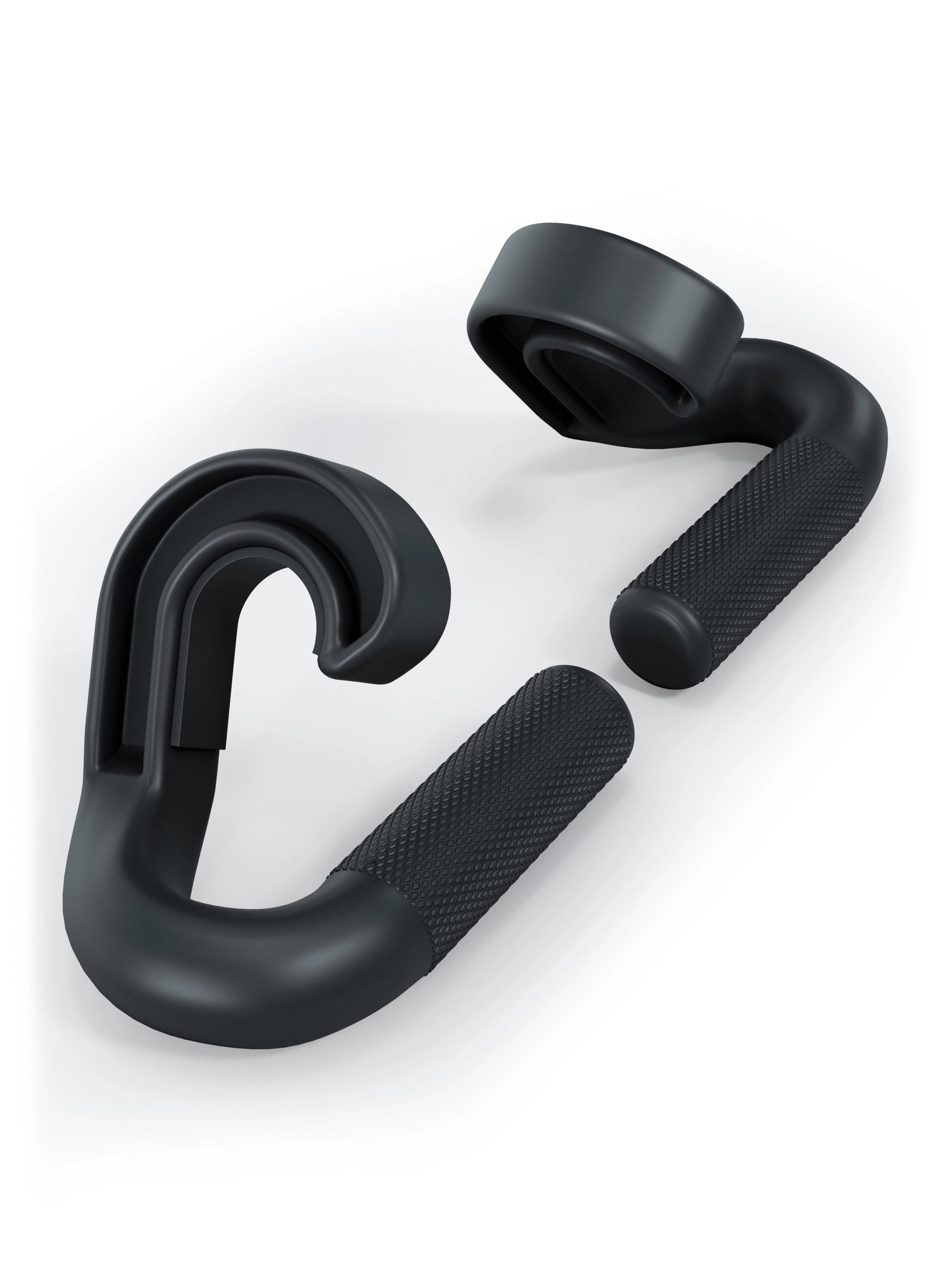 45° Zuggriffe aus Nylon-Fiberglas – rutschfest, extrem belastbar & ergonomisch. Perfekt für Zugübungen an Rack, Seilzug oder Langhantel.
