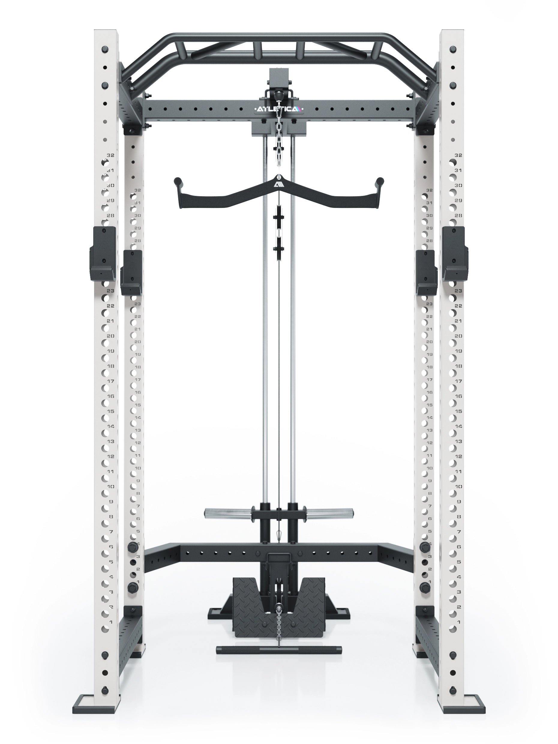 R8 BlackHawk | Power Rack | Weiß