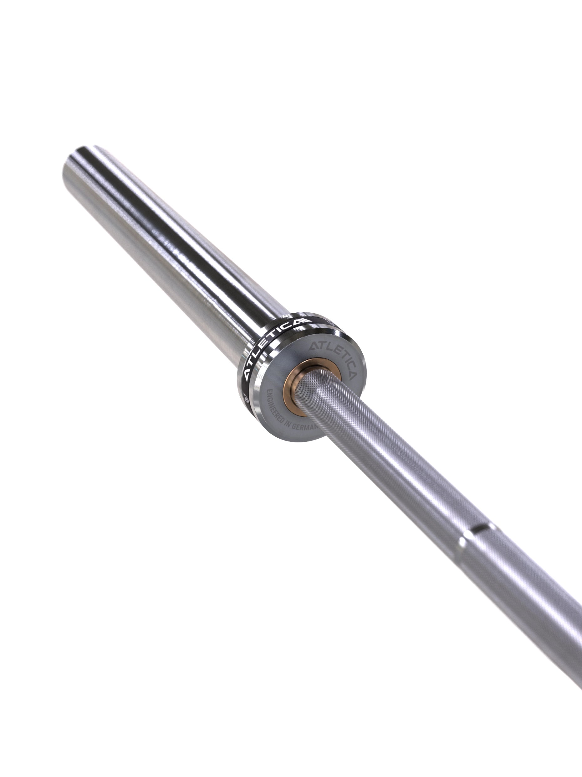 Weightlifting Bar | Speziell fürs Gewichtheben konstruiert | 50mm Olympia Langhantel | 20kg | Markierungen nach IWF & IPF | 1200kg Belastbarkeit