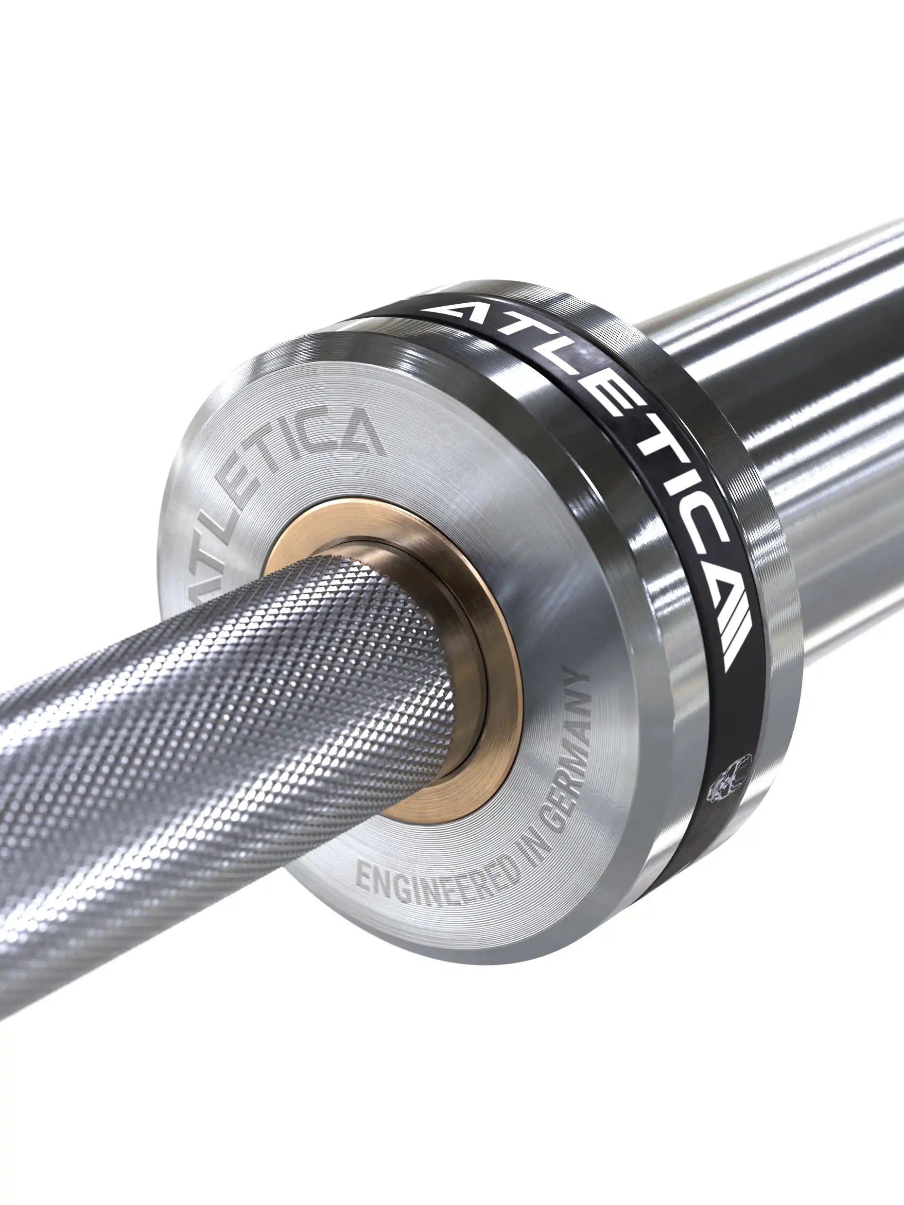 Weightlifting Bar | Speziell fürs Gewichtheben konstruiert | 50mm Olympia Langhantel | 20kg | Markierungen nach IWF & IPF | 1200kg Belastbarkeit