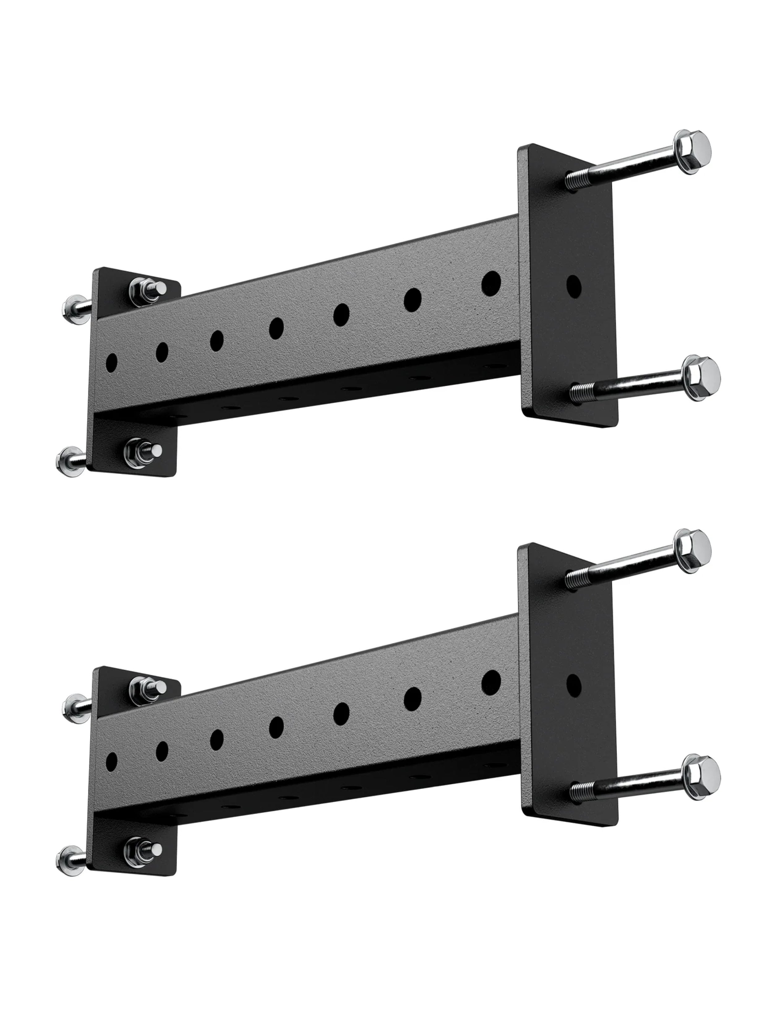 Crossbar Zubehör Paarweise R8 | Für Half Racks, sehr kleine Home Gyms oder als Erweiterung zum 6-Pfosten Rack | In 2 rostfreien Farben verfügbar