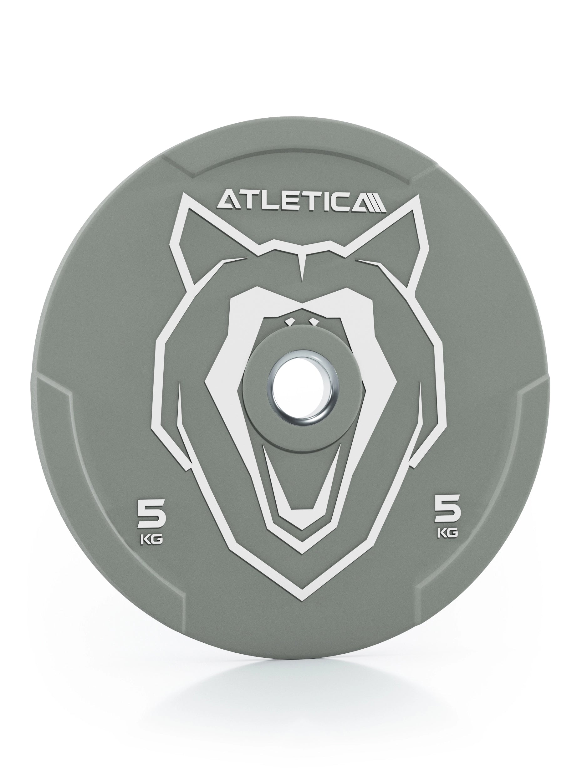 Reduzierter Bounce | Hochwertiger Gummi | Powerlifting und Gewichtheben | Widerstandsfähig & langlebig | Farbcode nach IWF-Standard I 5kg