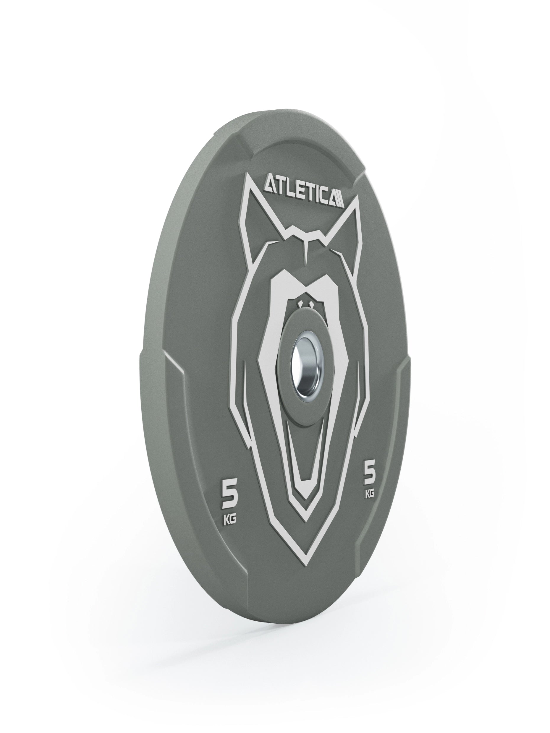 Reduzierter Bounce | Hochwertiger Gummi | Powerlifting und Gewichtheben | Widerstandsfähig & langlebig | Farbcode nach IWF-Standard I 5kg