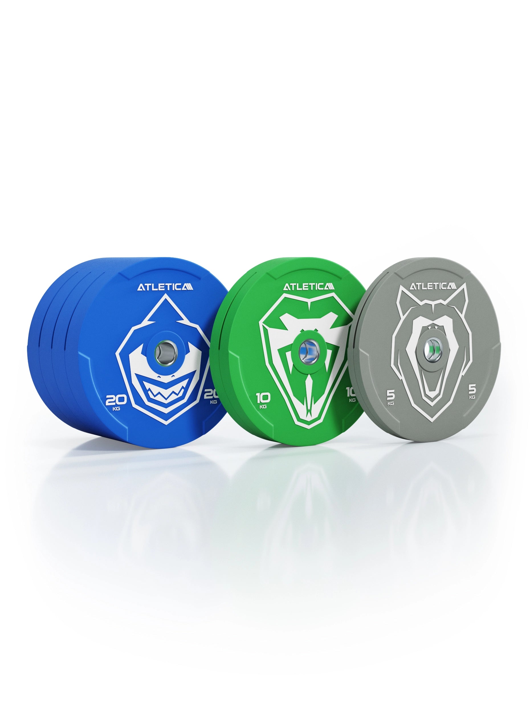 Animal Bumper Plates SET | 110kg