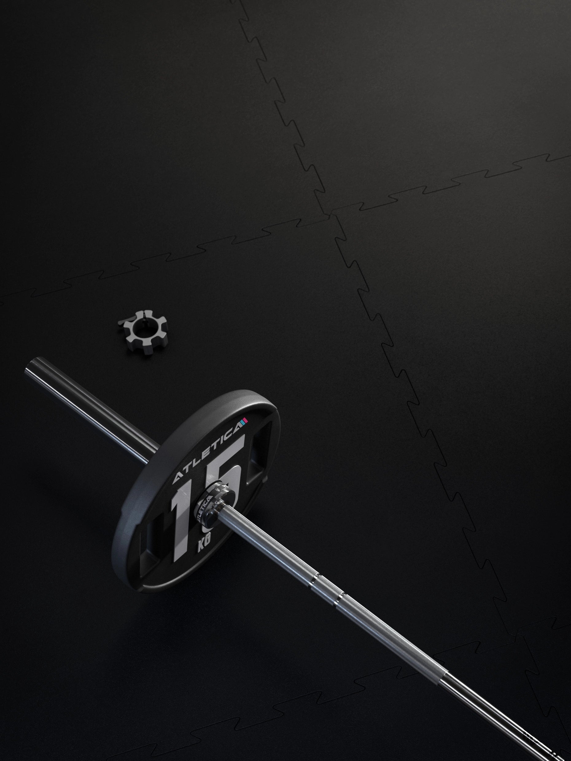 Bodenschutz | FlexProtect Bodenschutz 6mm 100x100cm, hochwertiges Kautschuk | Puzzle Verbindung | Feingranulat Oberfläche | Geruchsarm | TÜV