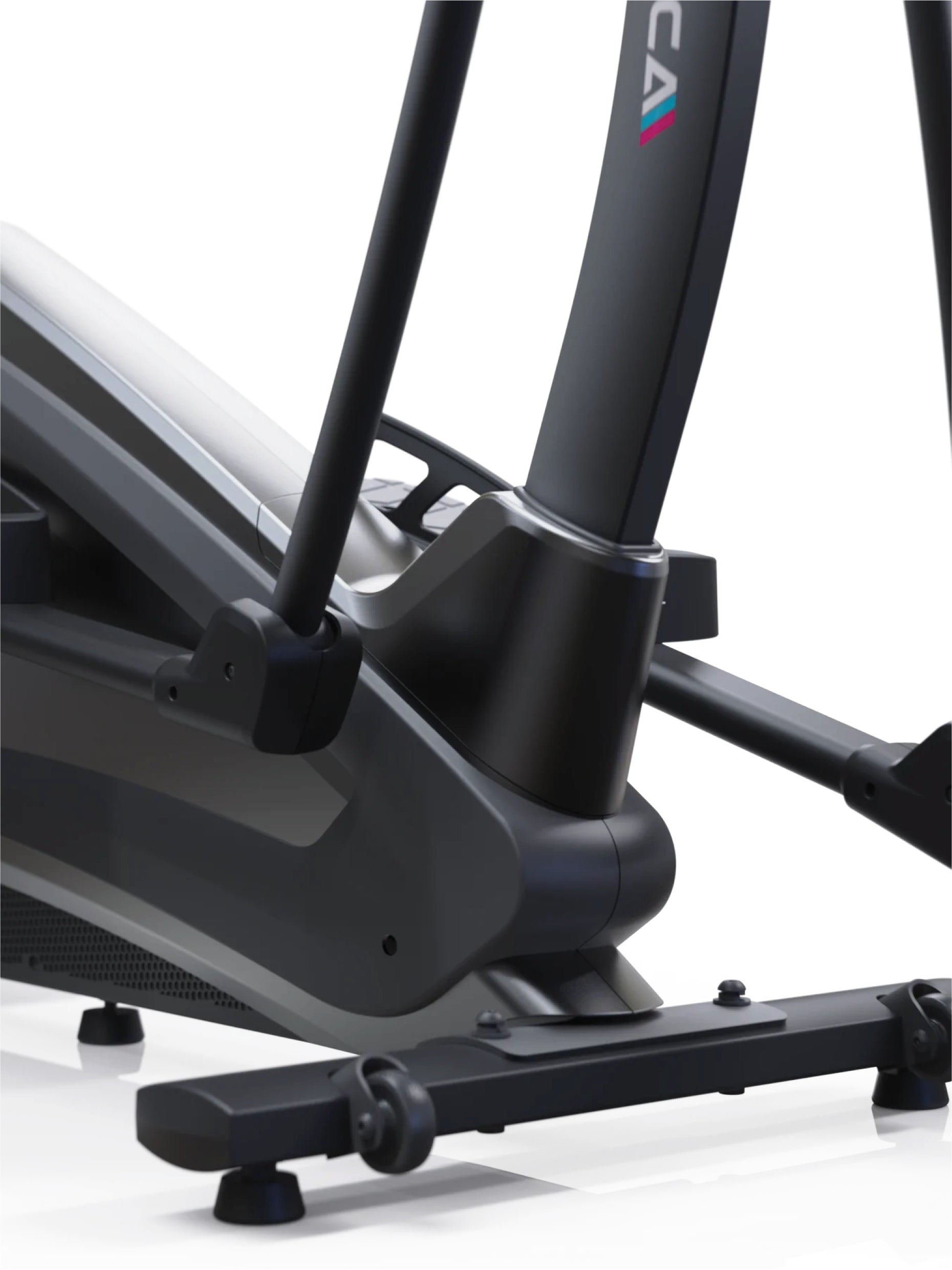 Ellipsentrainer Cardiogerät Cyclone: Kompakte Stellfläche für kleine Räume | 44cm Ellipsentrainer für ein anspruchsvolles Training | Heimtrainer für Personen bis 150kg geeignet