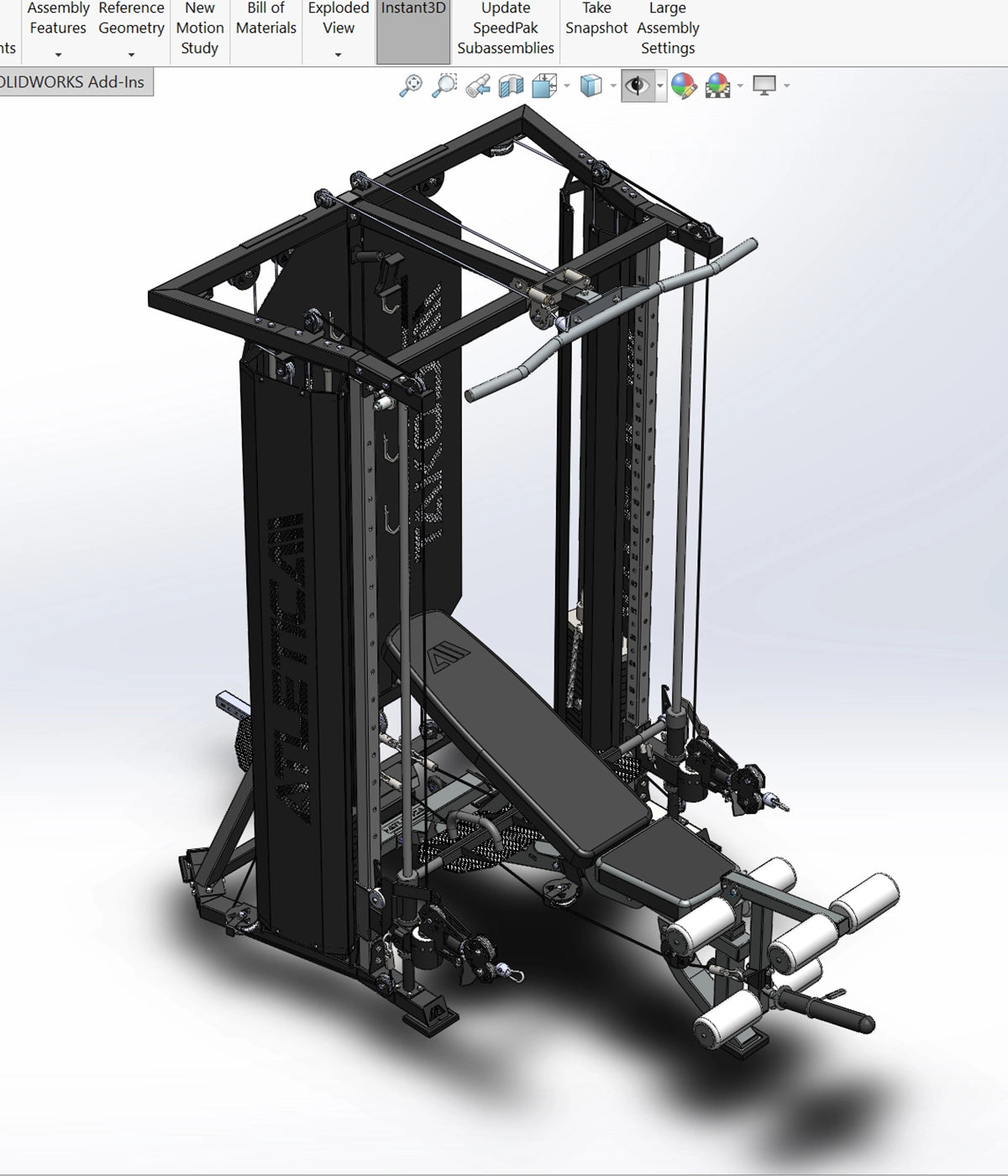 Atletica Fitnessgeräte Render