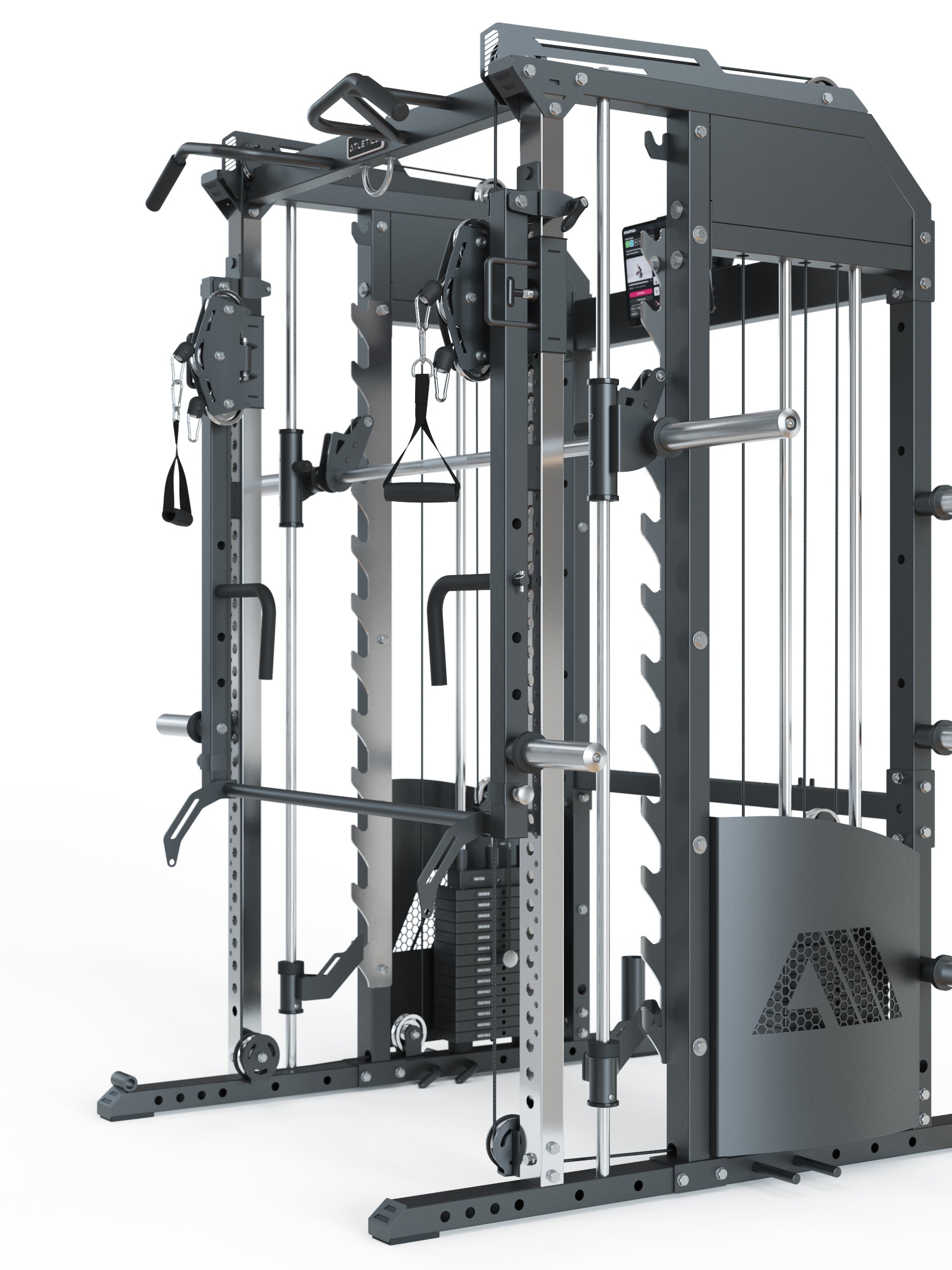 Kraftstation Fallout mit Jammer Arms und weiterem Zubehör für Krafttraining