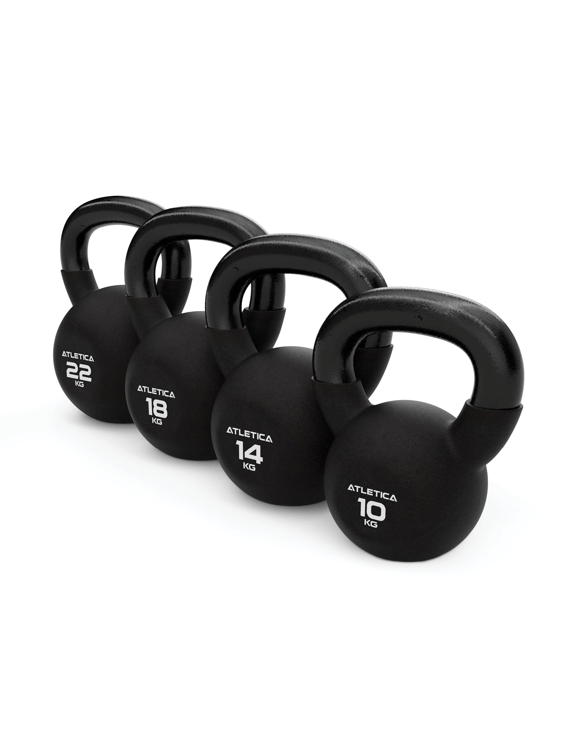 Kettlebells Mobility & Functional Set Gewichte: 10kg 14kg 18kg 22kg | hochwertiger Look & Feel | TÜV geprüft auf Schadstoffe