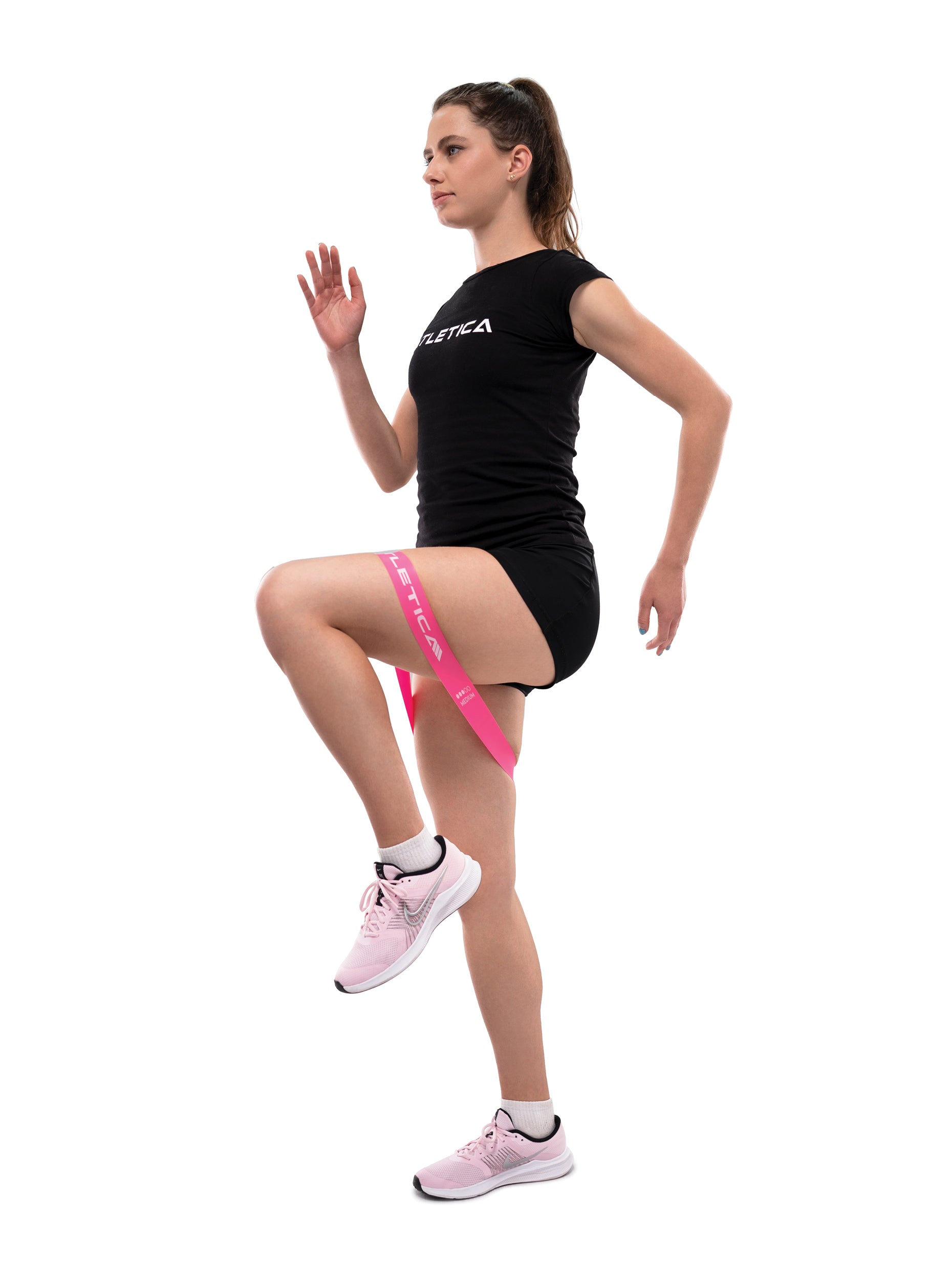 LTX Mini-Widerstandsbänder Set Widerstandsbänder: Volles Set | Alle 5 Stärken | Vollwertiges Kraft und Mobilitätstraining | Tragetasche inklusive | 100% Latex