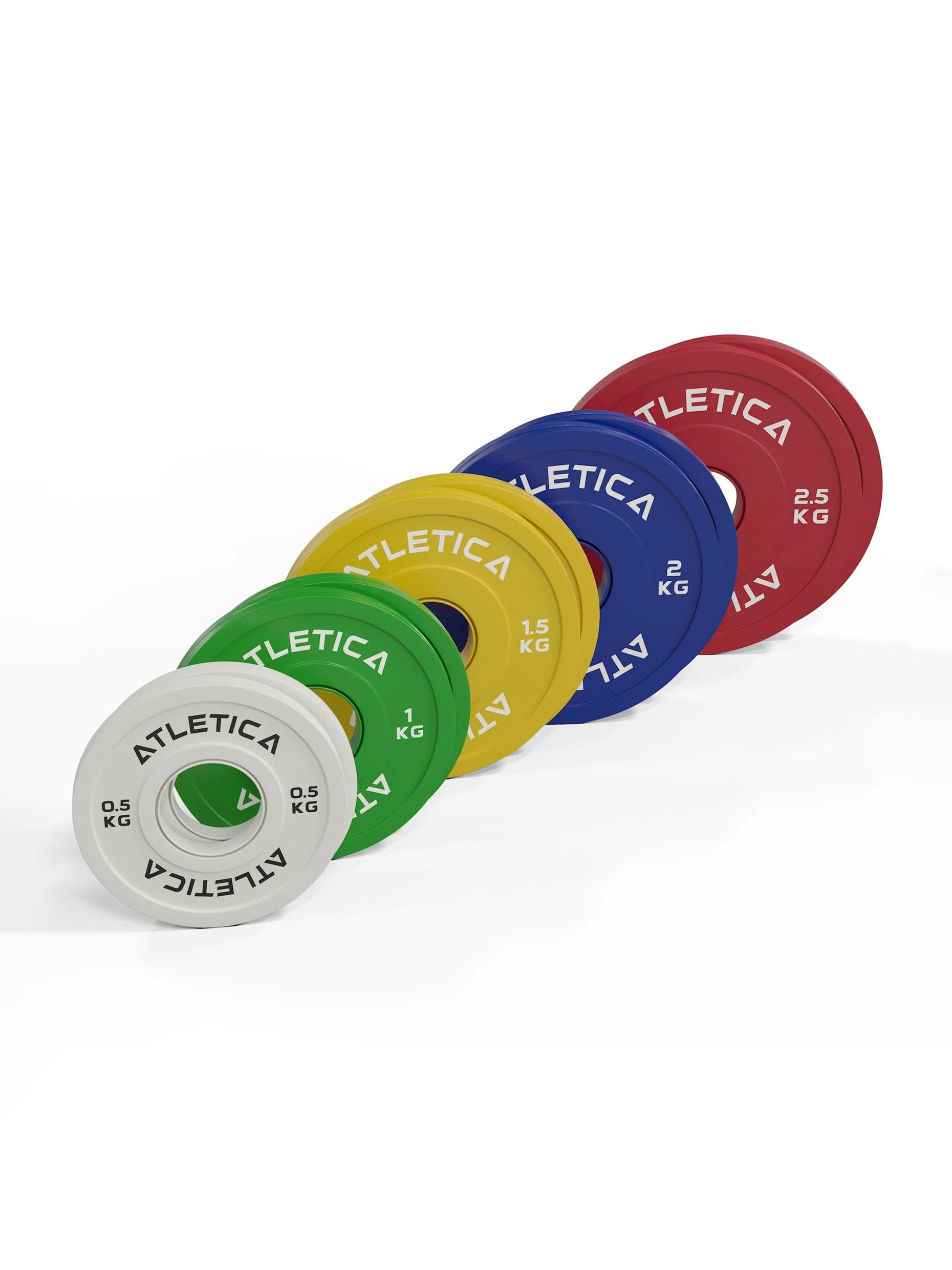 Gewichte Bumper Plates- Fractional Plates | 15kg: Bumper Plates für inkrementelle Gewichtserhöhung | Hantelscheiben mit hervorragender Gewichtsgenauigkeit | 50 mm