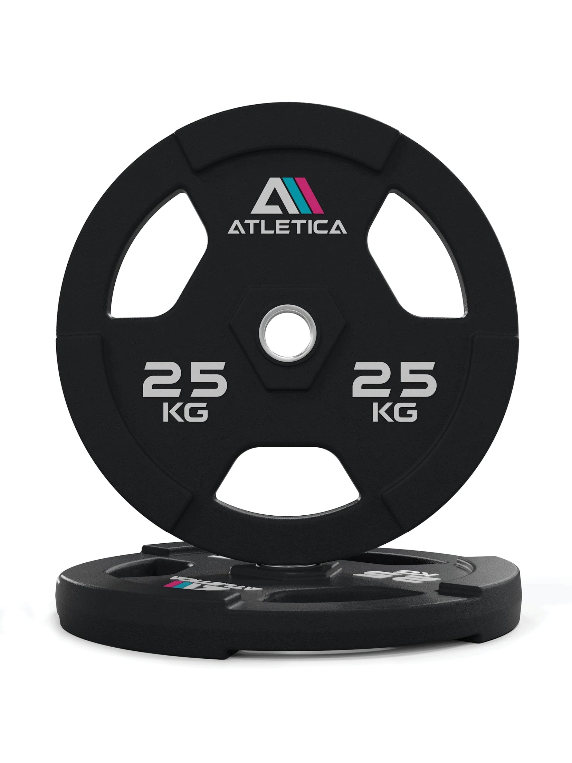 Gewichte: Gripper plates| Paar | 50 mm Polyurethan-Ummantelung 〡 langlebig 〡 Gewichtstoleranz 1 % 〡 EdelstahlringSize: 2x2.5kg, 2x5kg, 2x10kg, 2x15kg, 2x20kg, 2x25kg