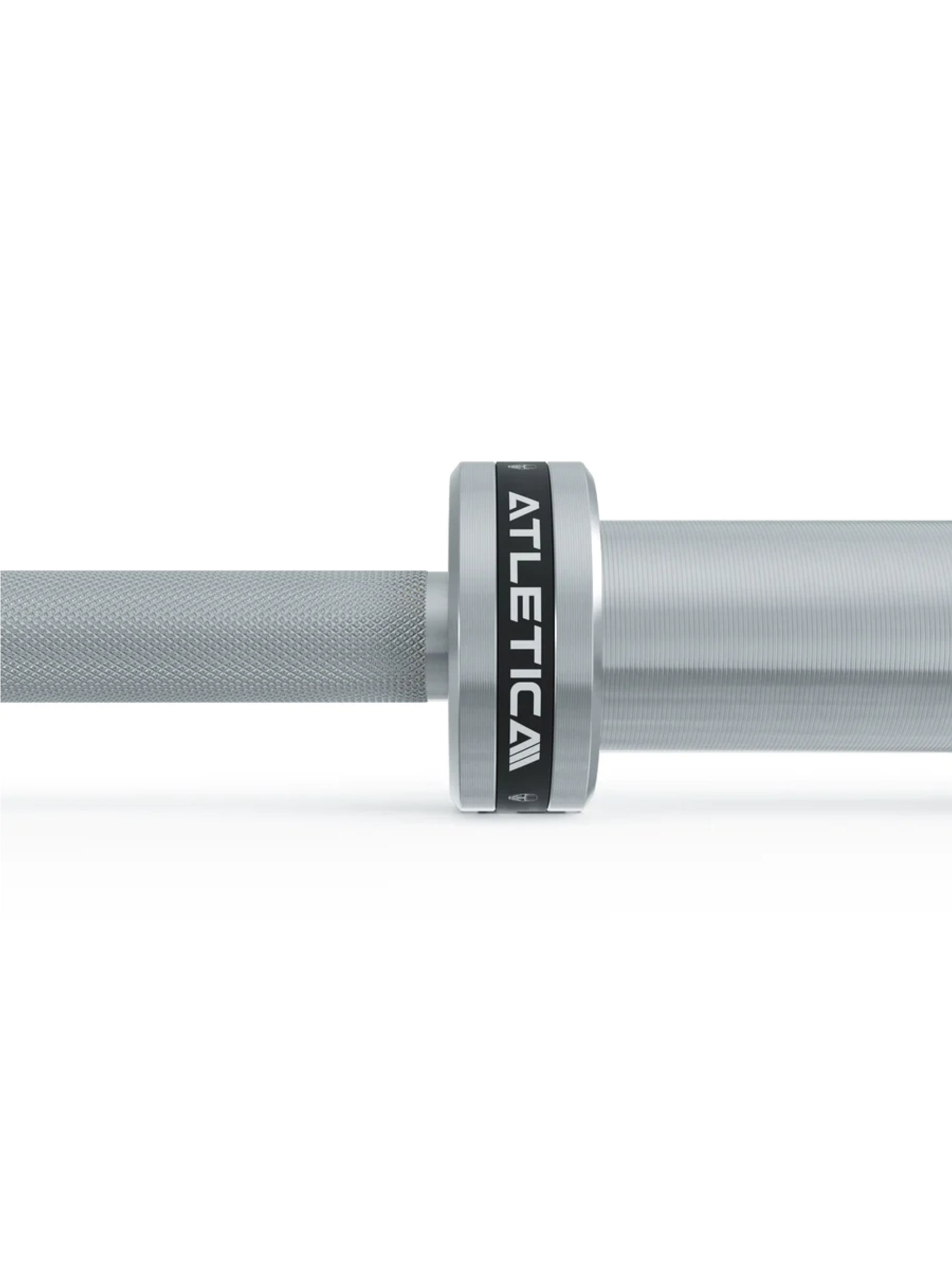 Langhantel Set Zeta: Zeta Hybrid Langhantel 1880mm | 32cm geringere Länge ideal für kleine Räume | 75kg Dual-Gripper Plates | Slim Collars