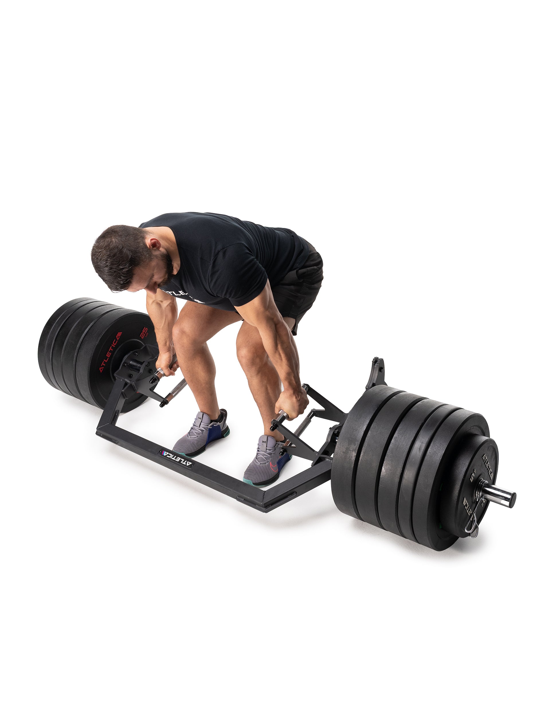 Hex Stange mit High Temp Bumper Plates Gewichten von Atletica