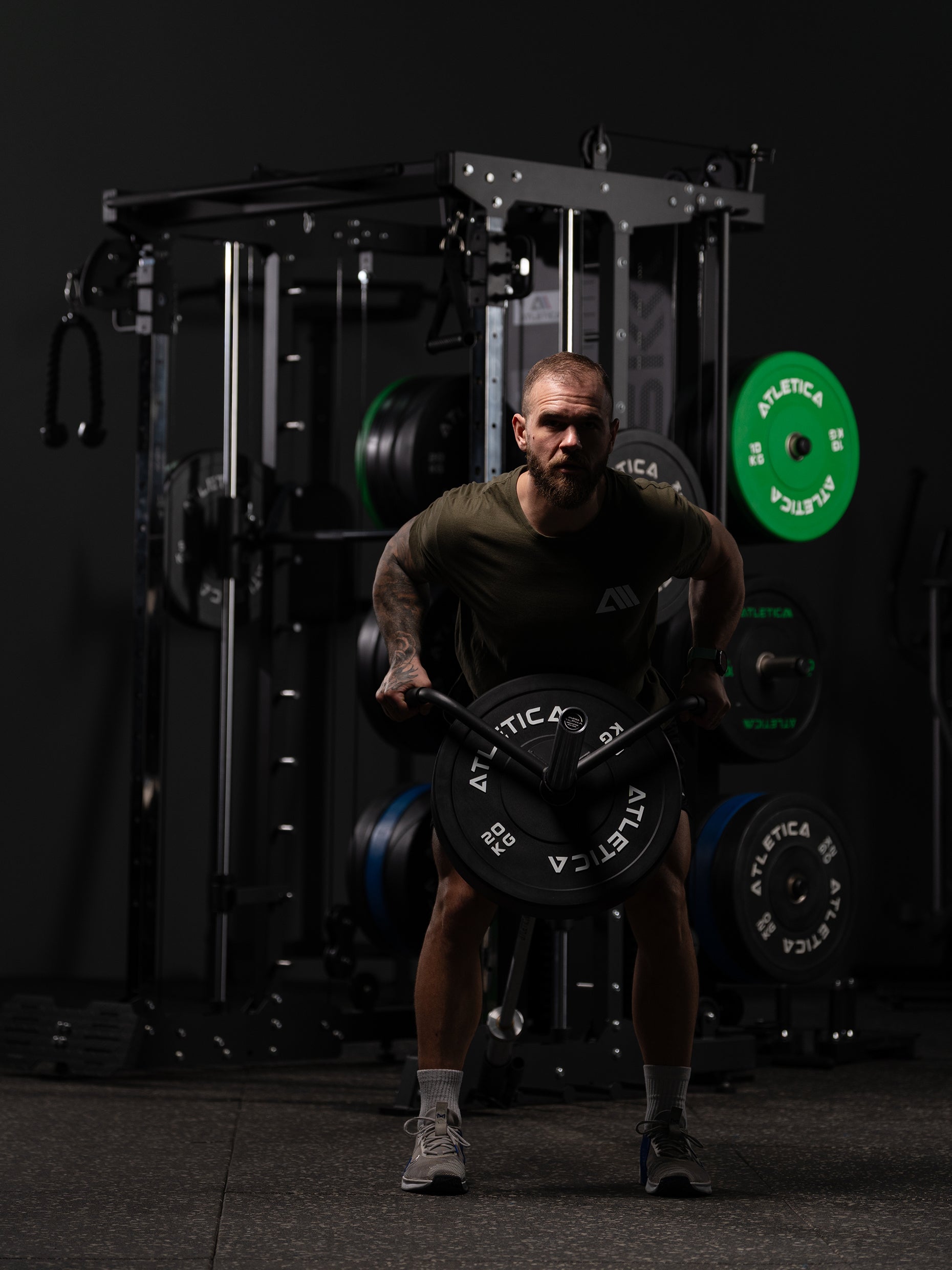 Oberkörpertraining KSK Langhantel-Rudern: