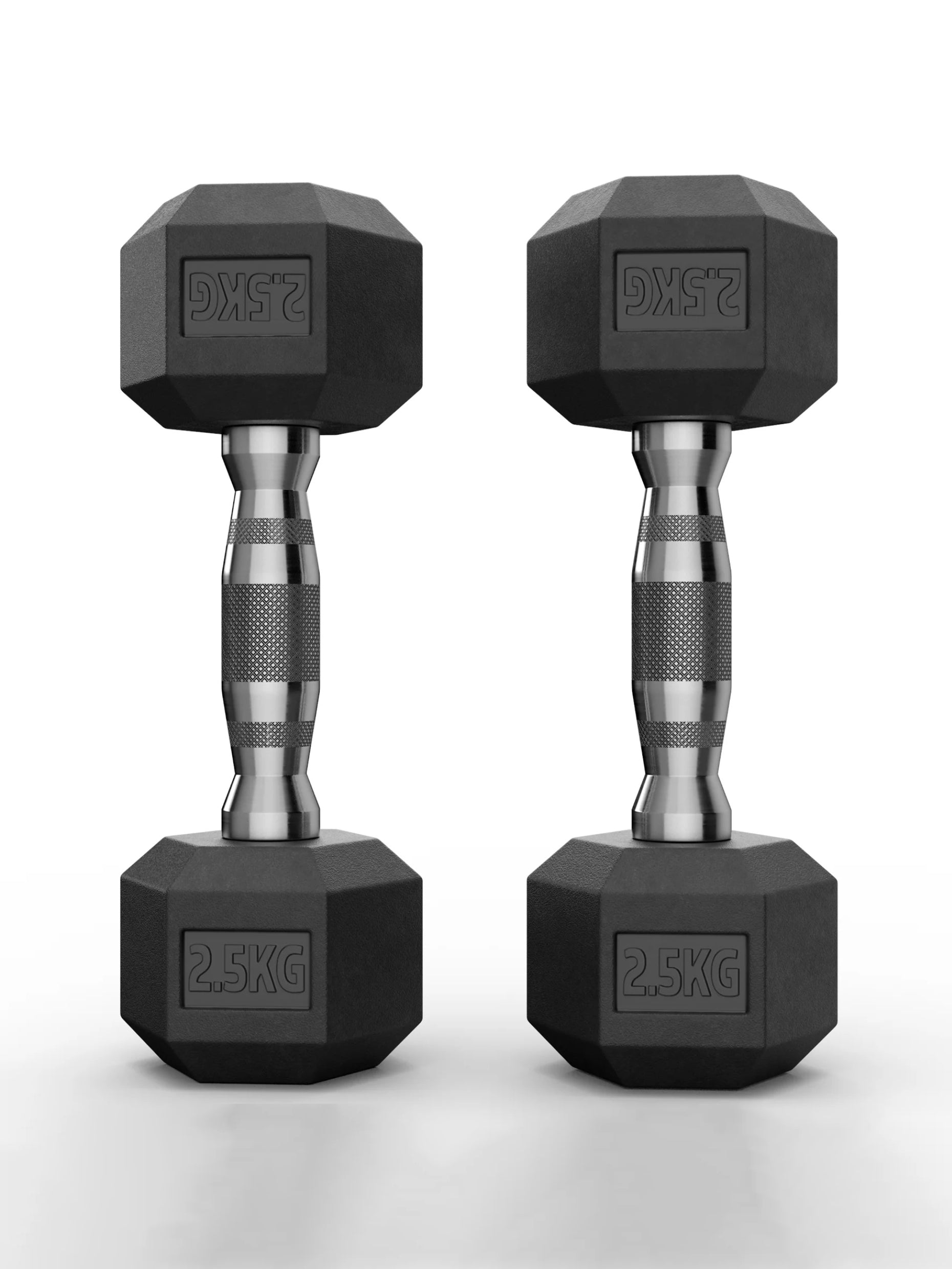 Gewichte > Hexagon kurzhantelnHexagon PVC ummantelt (paarweise)ATLETICA Hexagon Kurzhanteln ∣ PVC Bezug ∣ Schutzummantelung ∣ Langlebig ∣ Geruchsarm