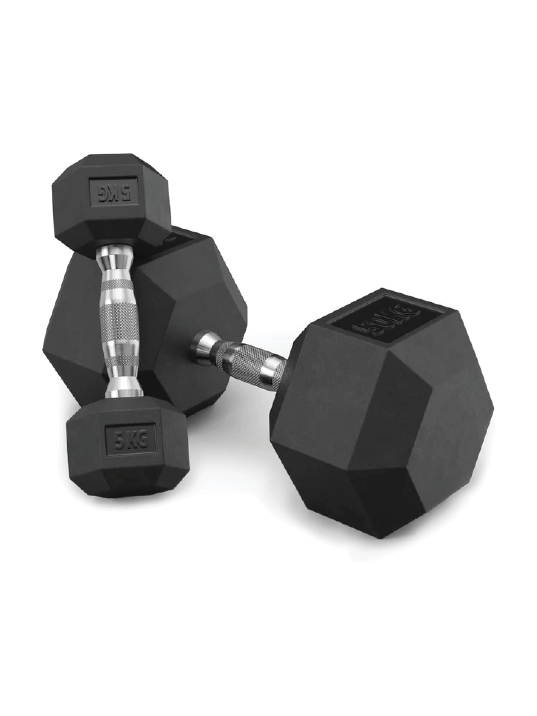 Hexagon Kurzhanteln: Hexagon SET 2.5kg-50kg, PVC Kurzhanteln ∣ 2.5kg bis 50kg Hexagon Paare ∣ Professioneller Bezug (kein Gummi)