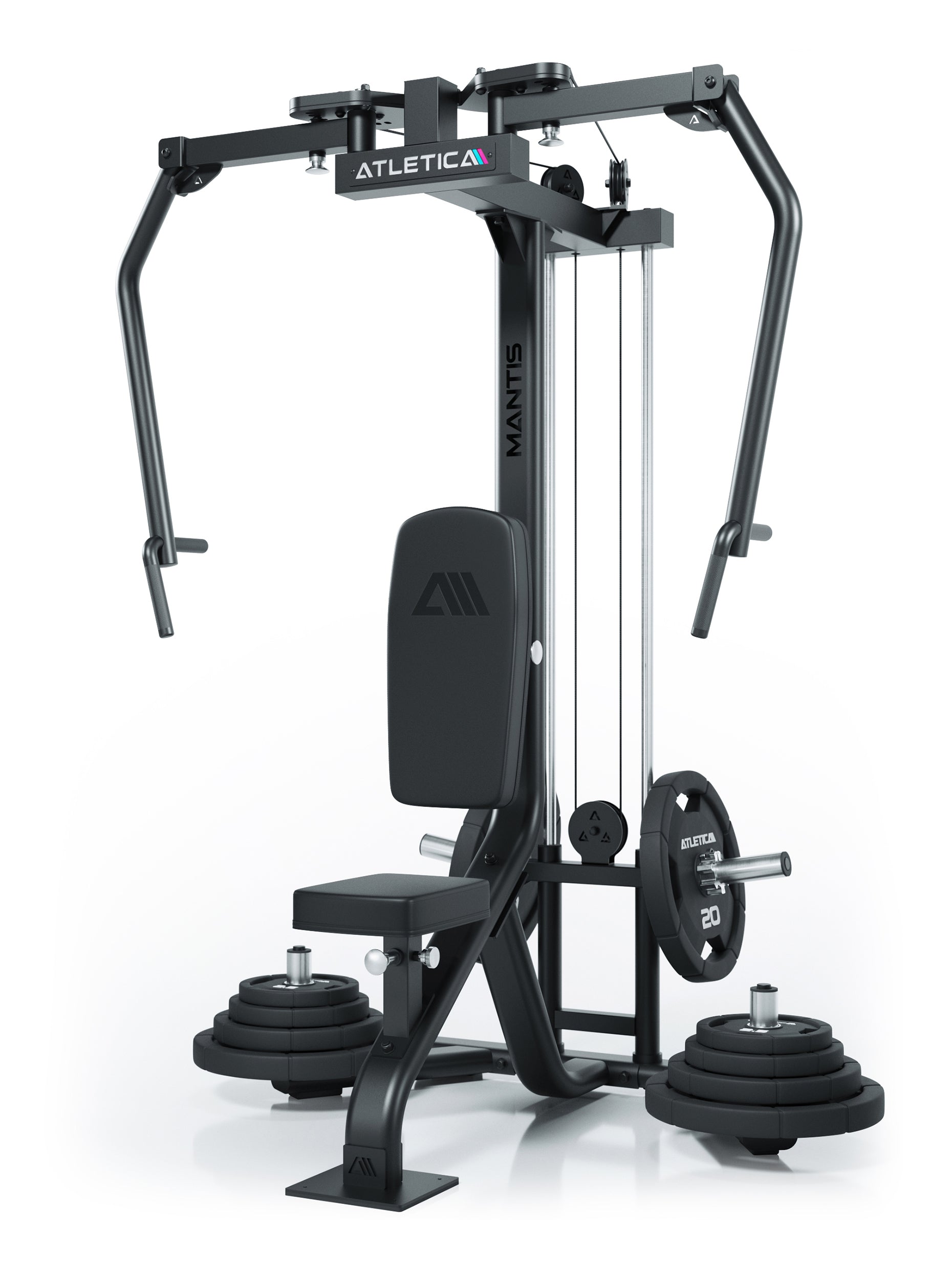 Butterfly & Reverse Combo Mantis Plate Loaded: 2-in-1-Gerät für Brust, Schultern und Rücken