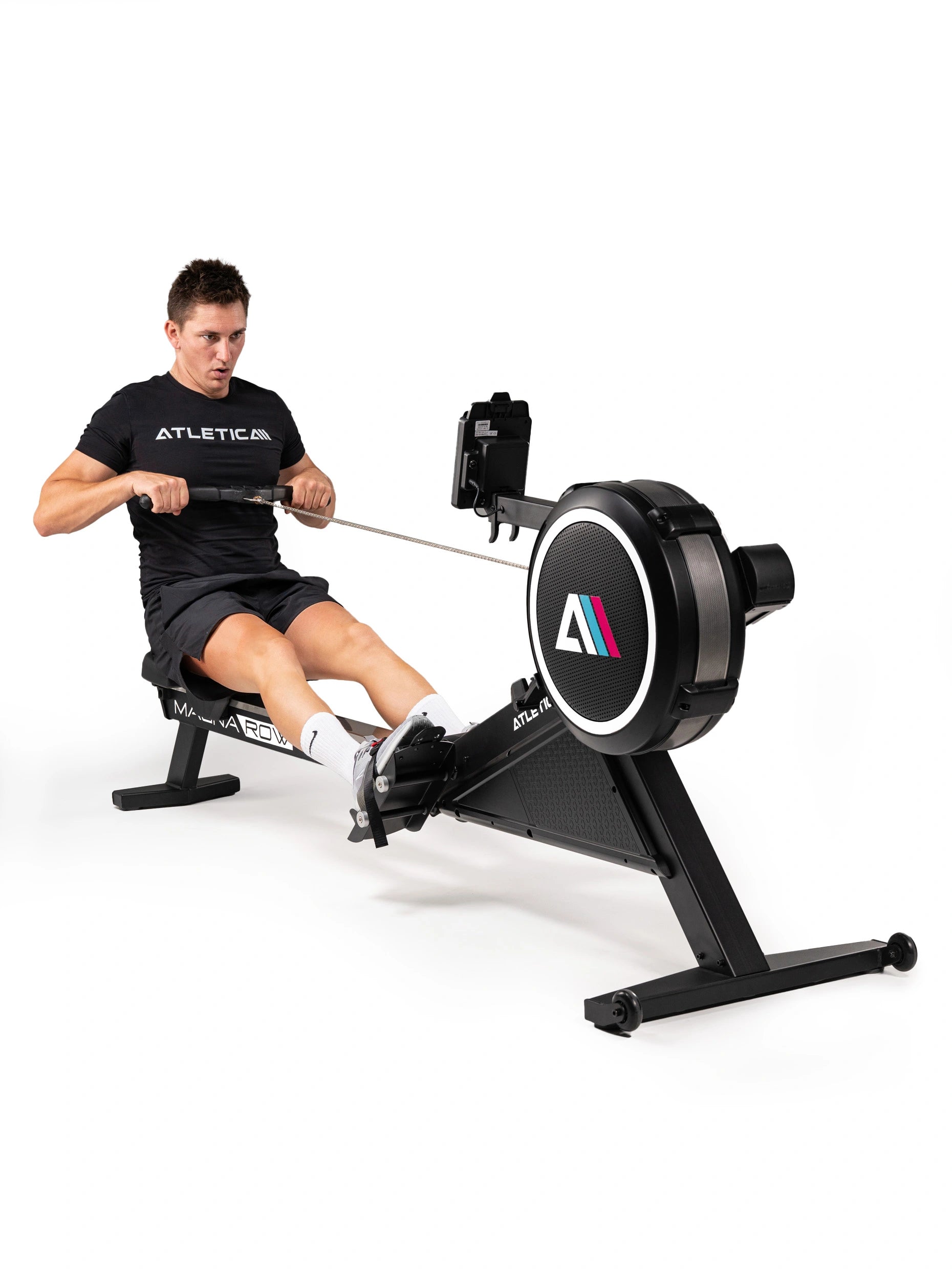 MagnaRow Set | Ruderergometer inkl. Bodenschutz & Set Widerstandsbänder
