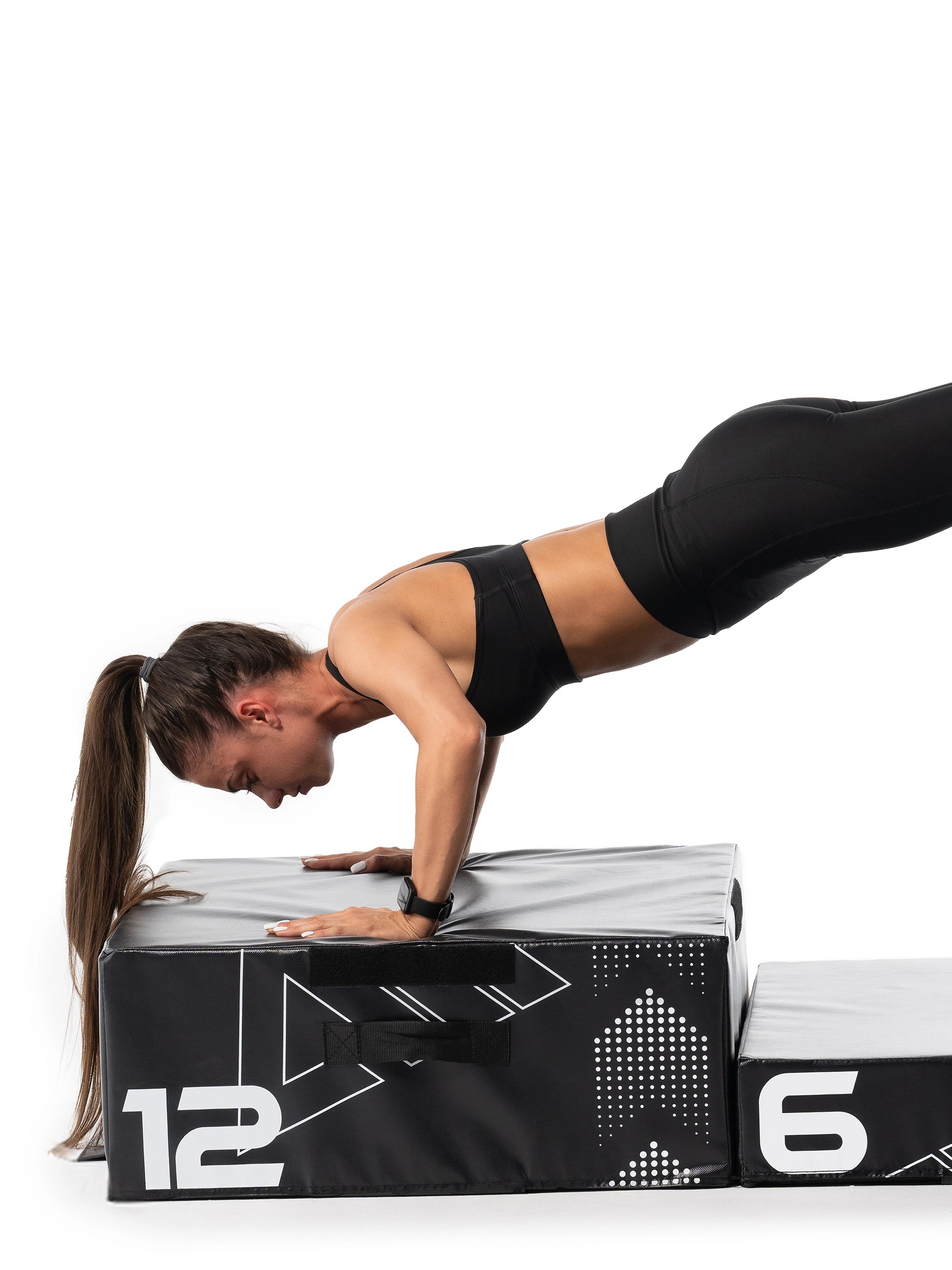 Liegestütze auf dem Plyobox Set