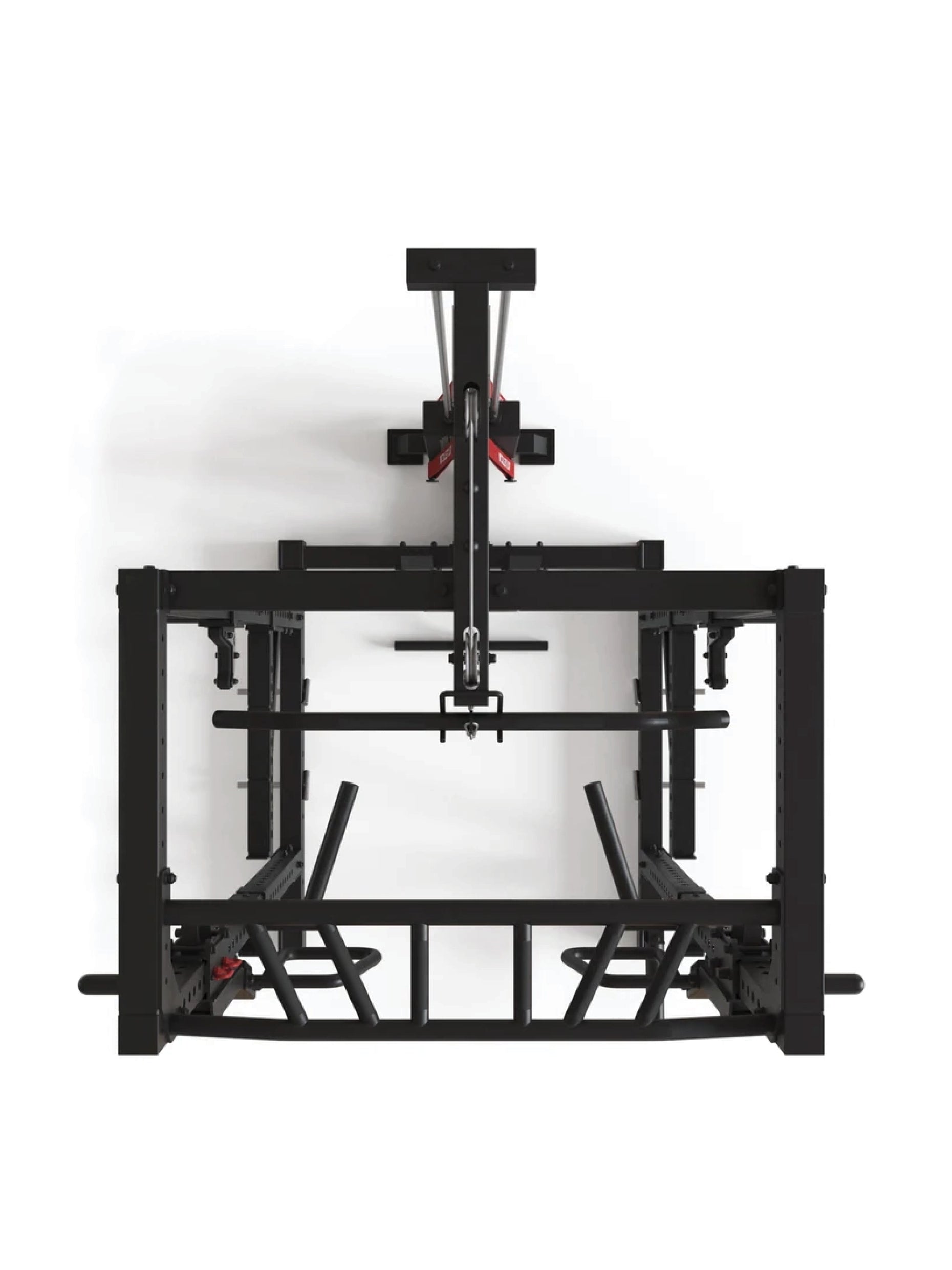 Full Rack R7-Stryker: 90kg oder 120kg. Squat Rack | Latzug, Ruderstation & Jammer Arms,