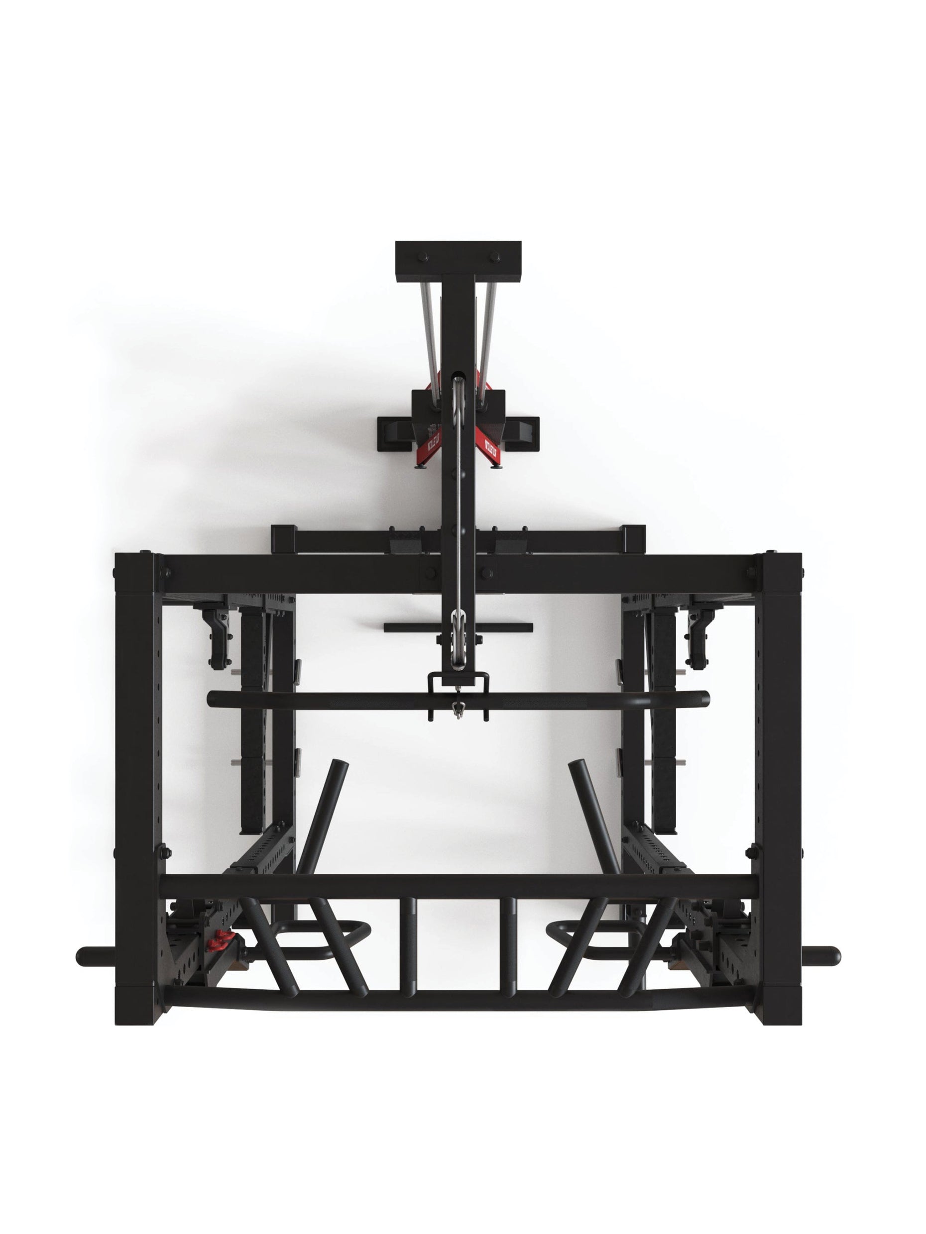 Full Rack R7-Stryker: 90kg oder 120kg. Squat Rack | Latzug, Ruderstation & Jammer Arms,