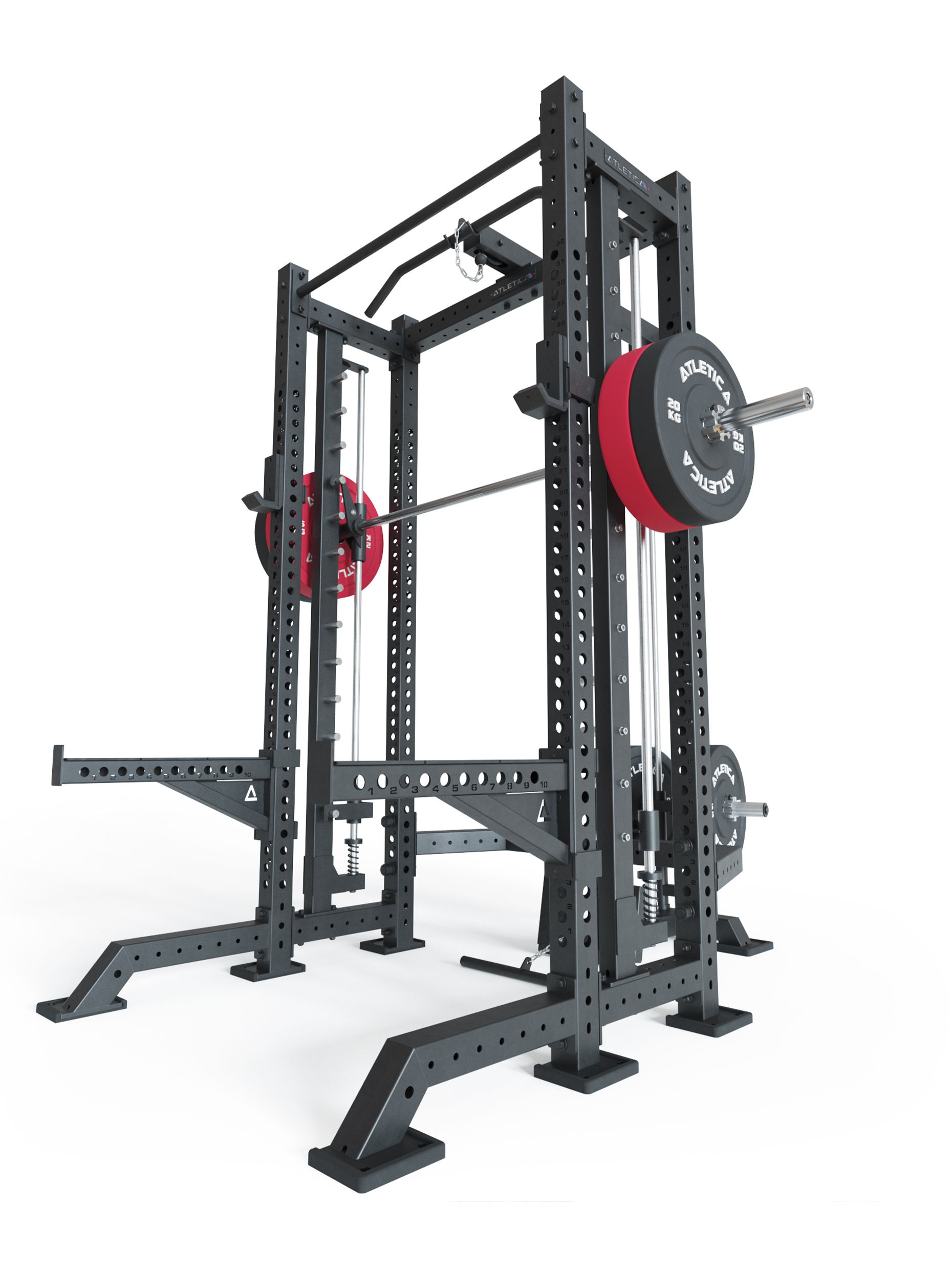 Power Rack R8 SPECTRE Short mit Gewichten