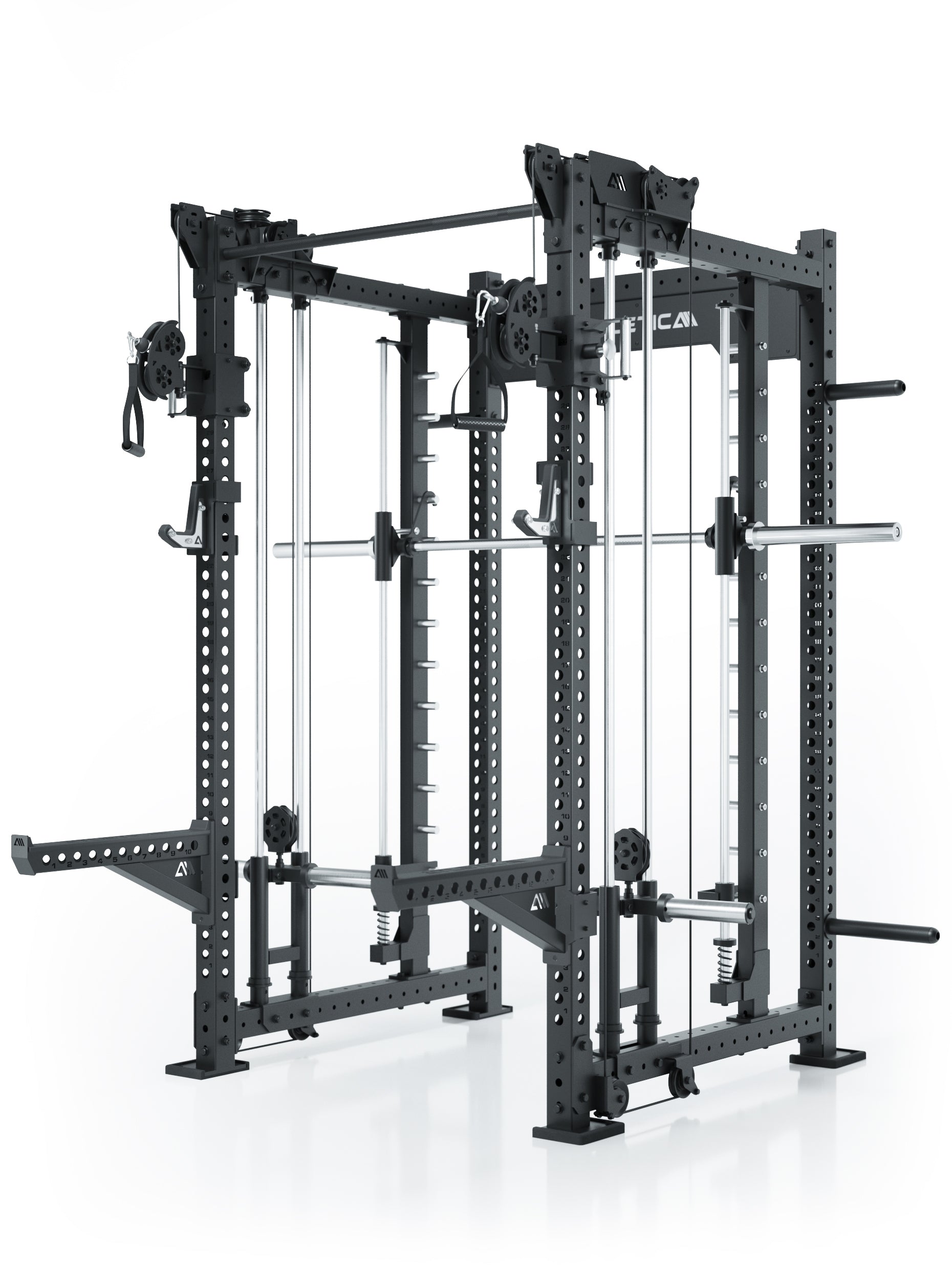 Power Rack R8 Bradley | Plate Loaded mit Gewichten