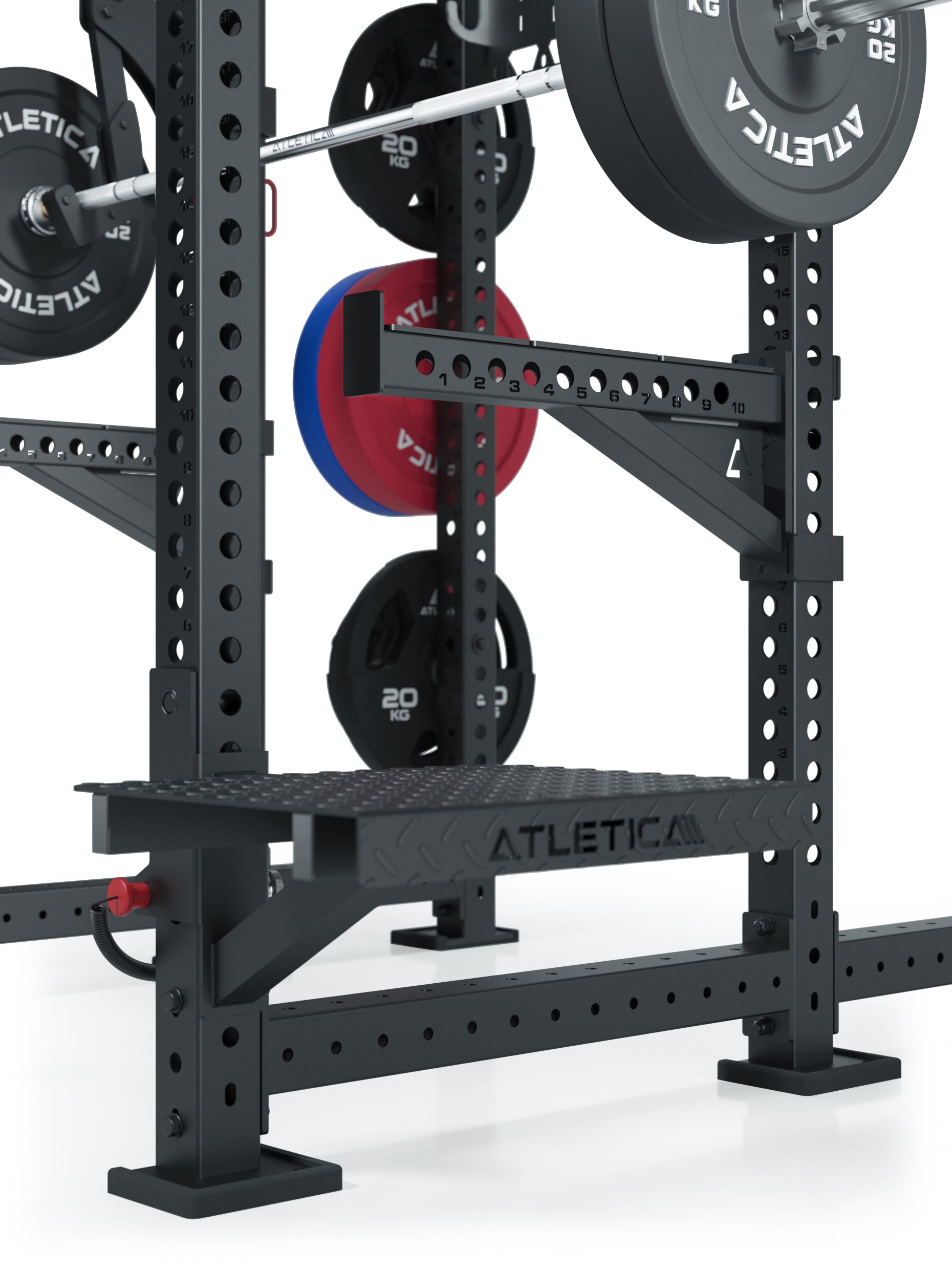 R8 Legend Power Rack mit Step-Up Plattform