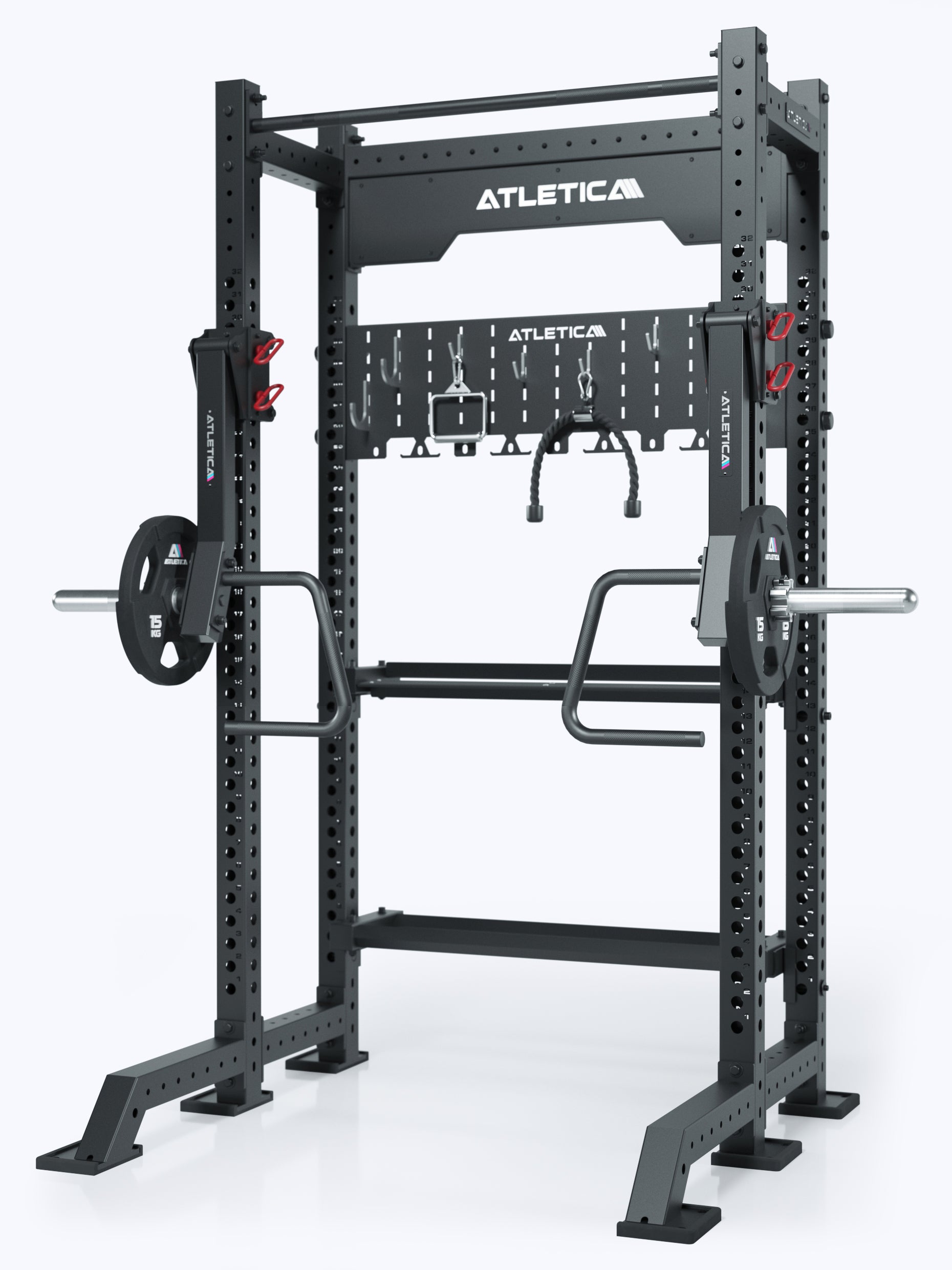 Power Rack mit Zubehör: R8 Jammer Arms Small