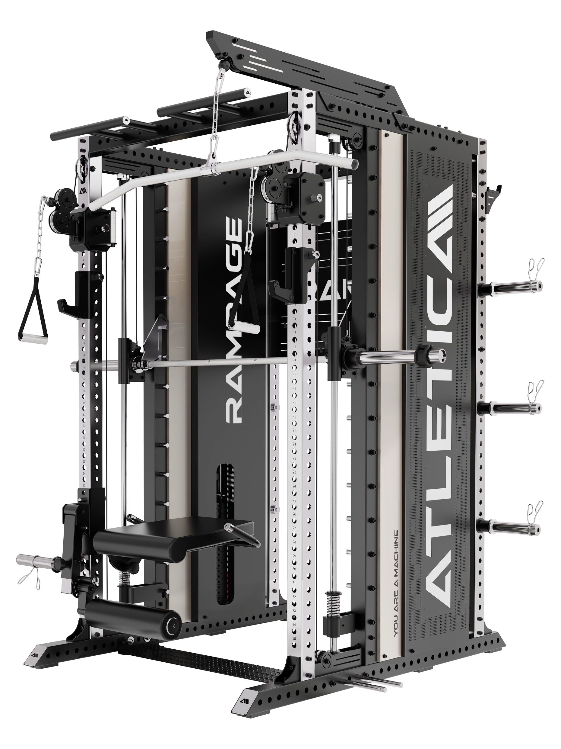 Rampage Kraftstation mit integrierten 90 kg Weight Stacks