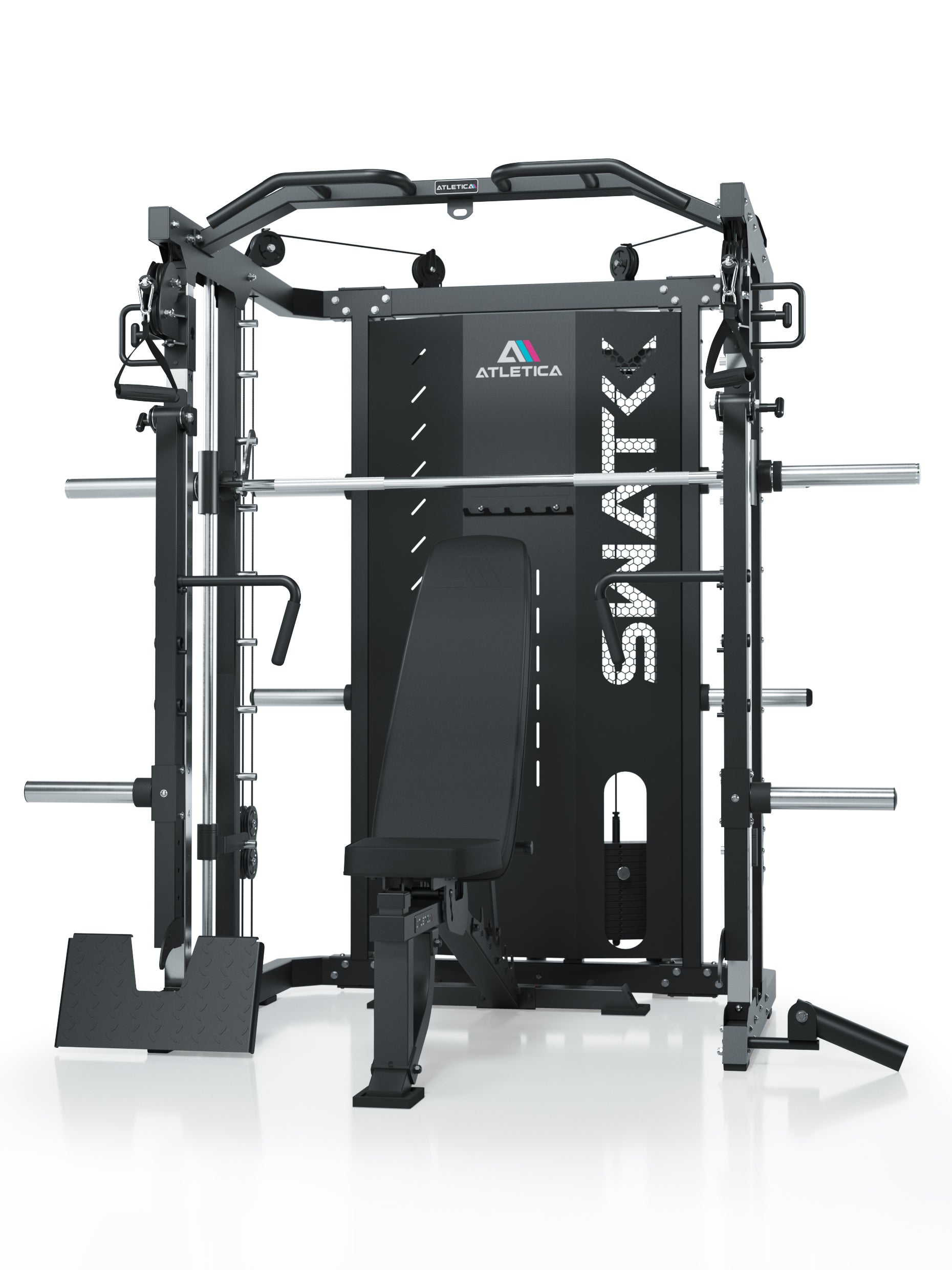 Kraftstation Set SWAT mit Multipresse und Leg Attachment für Krafttraining: