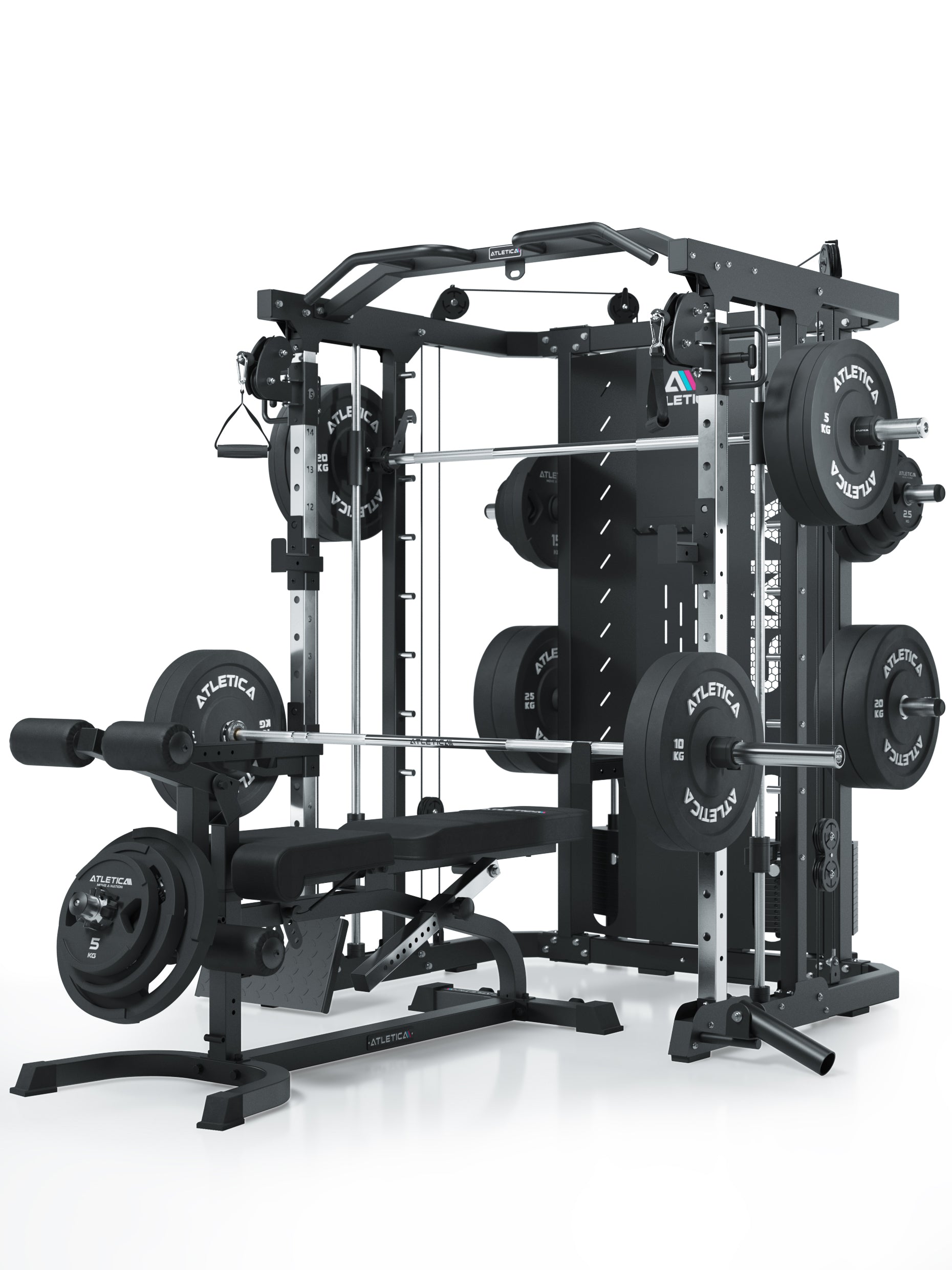 Kraftstation Multipresse mit Gewichten SWAT Score Set,