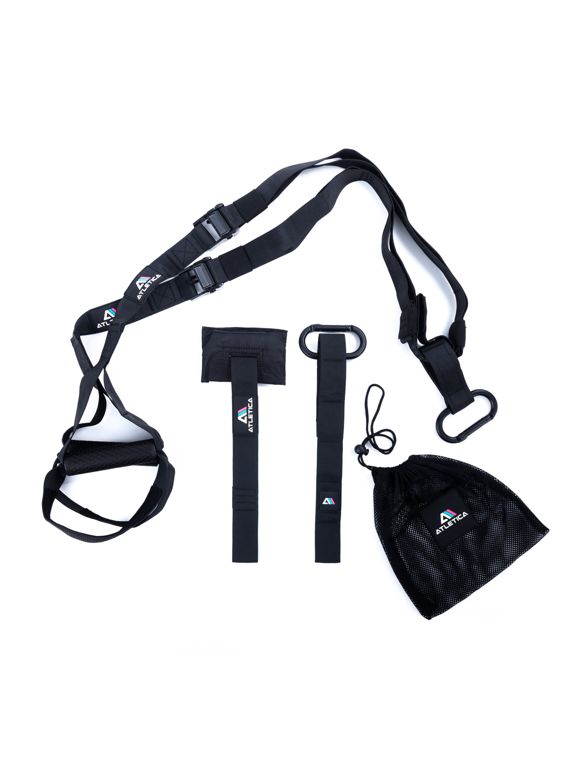 Schlingentrainer: Schwer belastbar dank hochwertiger Materialien | Kompakt, leicht und funktionell | Einstellbare Länge und angenehme Griffe