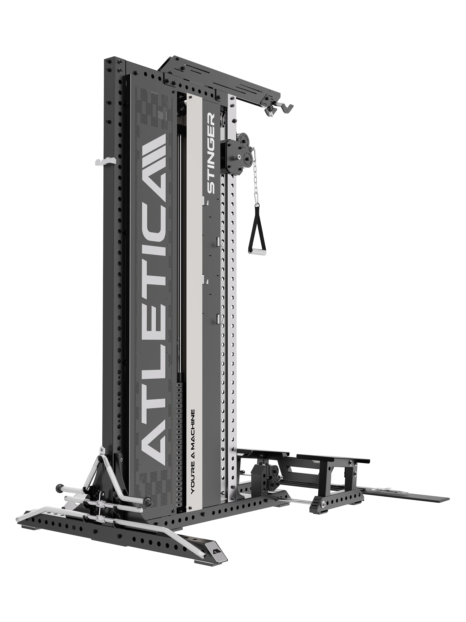 Atletica Stinger Functional Trainer: platzsparend, trotz Funktionsvielfalt kompakte Stellfläche