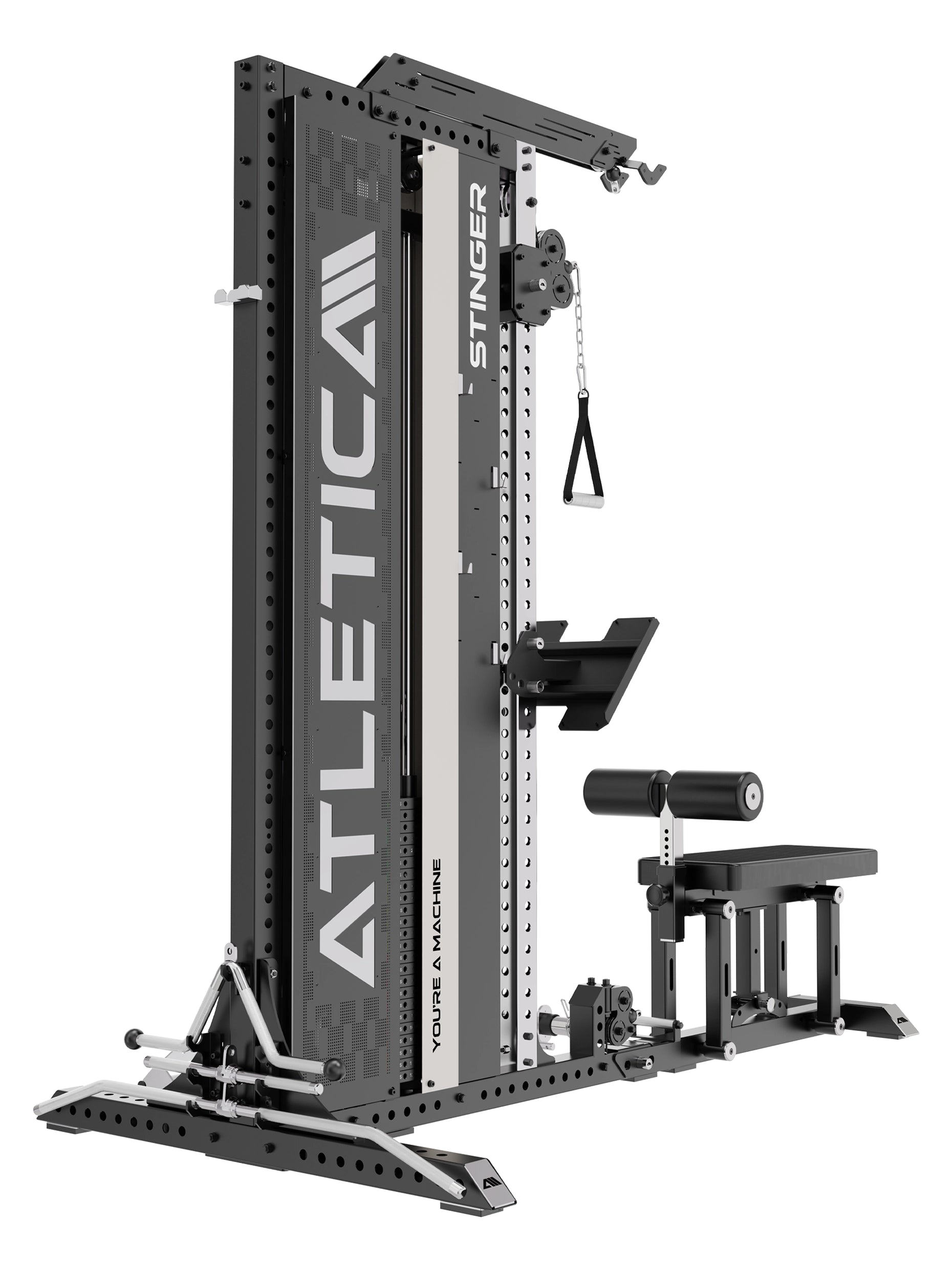 Latzug mit Ruderstation am Stinger Functional Trainer von Atletica