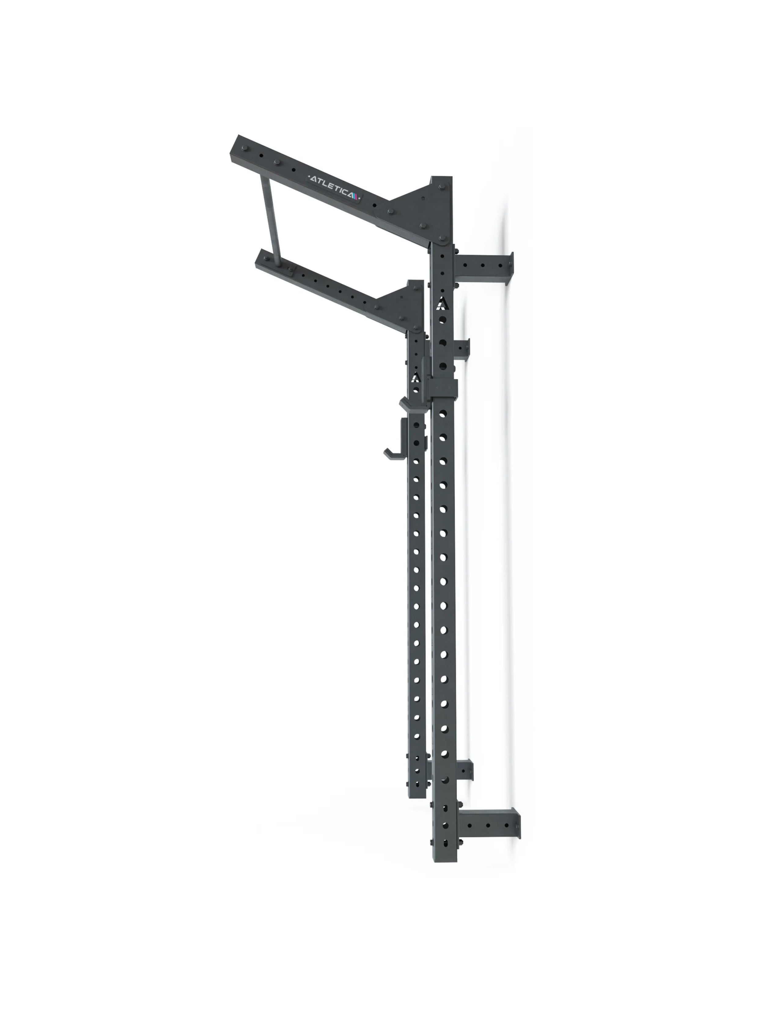 WallMounted Power Rack: 75x75x3 mm Stahlprofil