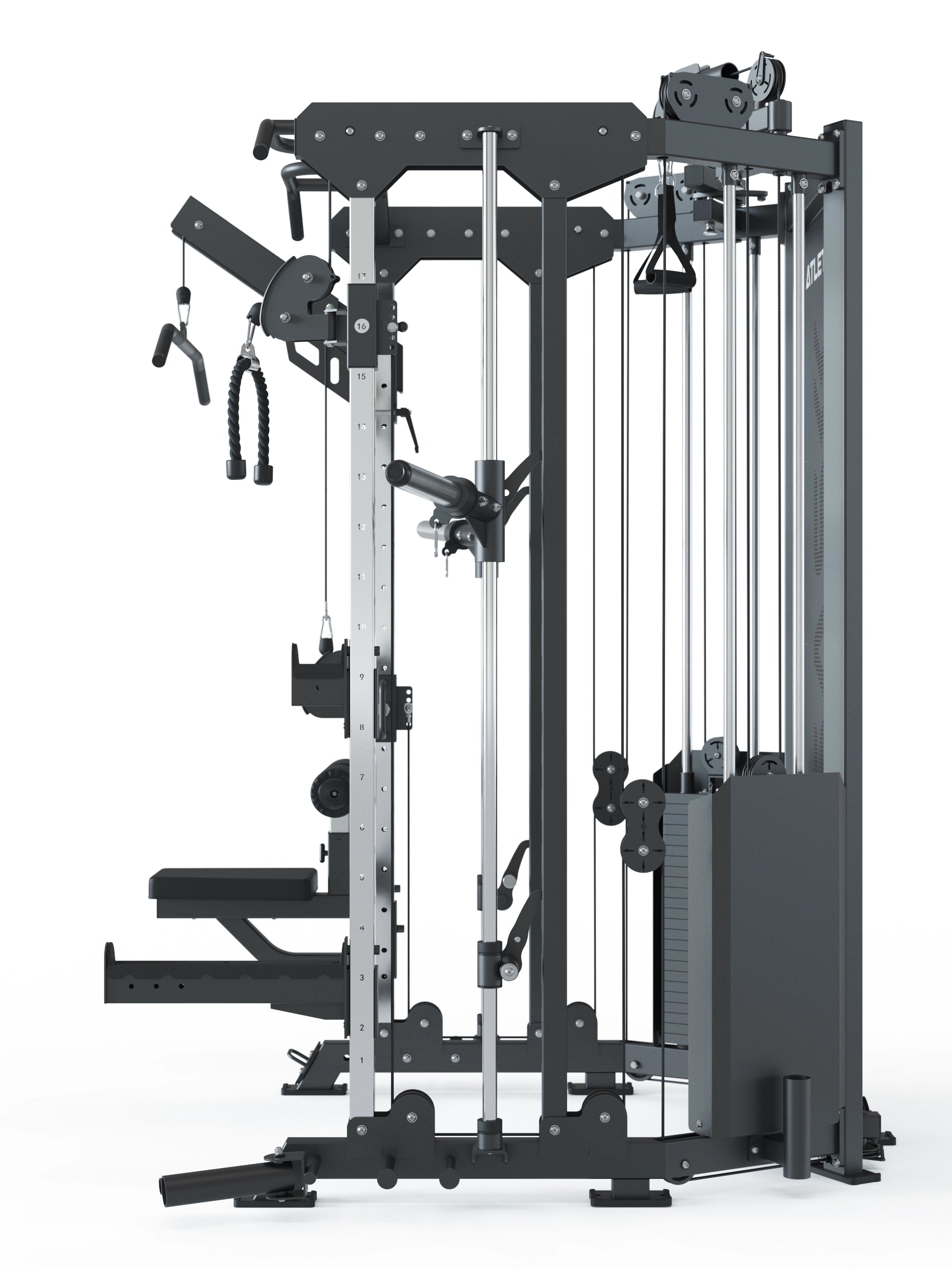 SAS Multipresse Kraftstation Smith Machine Kabelzugstation