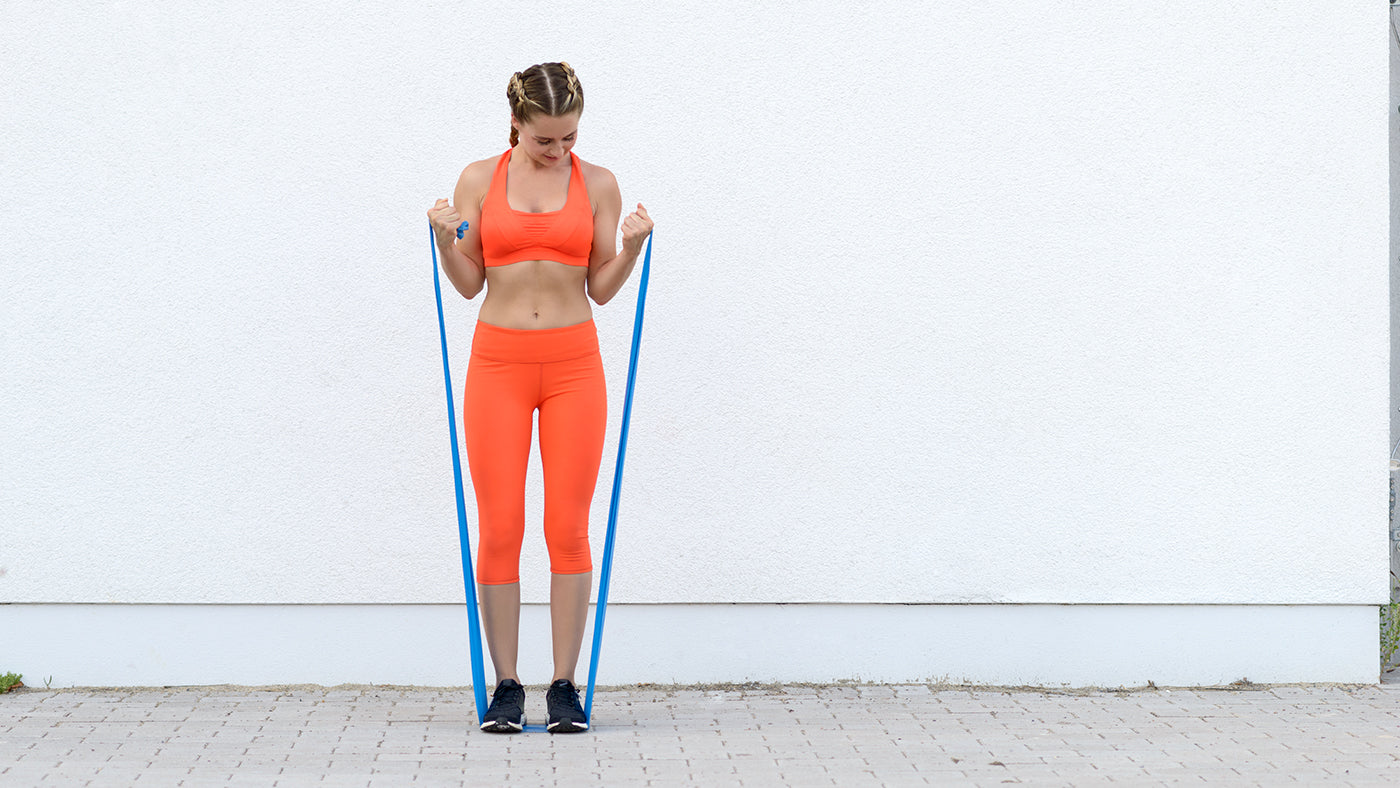 Widerstandband Dehnübungen
