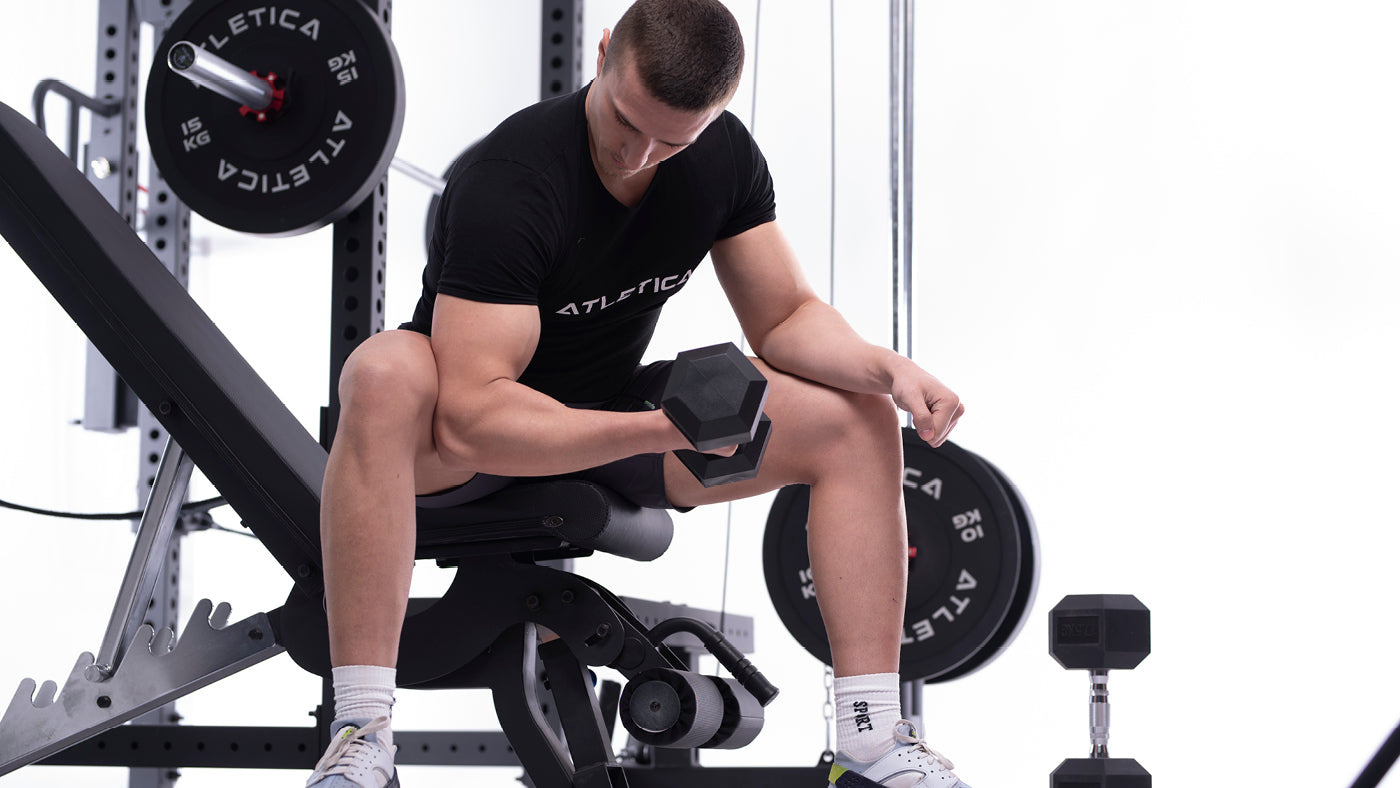 Muskelaufbau über Muskelversagen hinaus: Kurzhantel Training