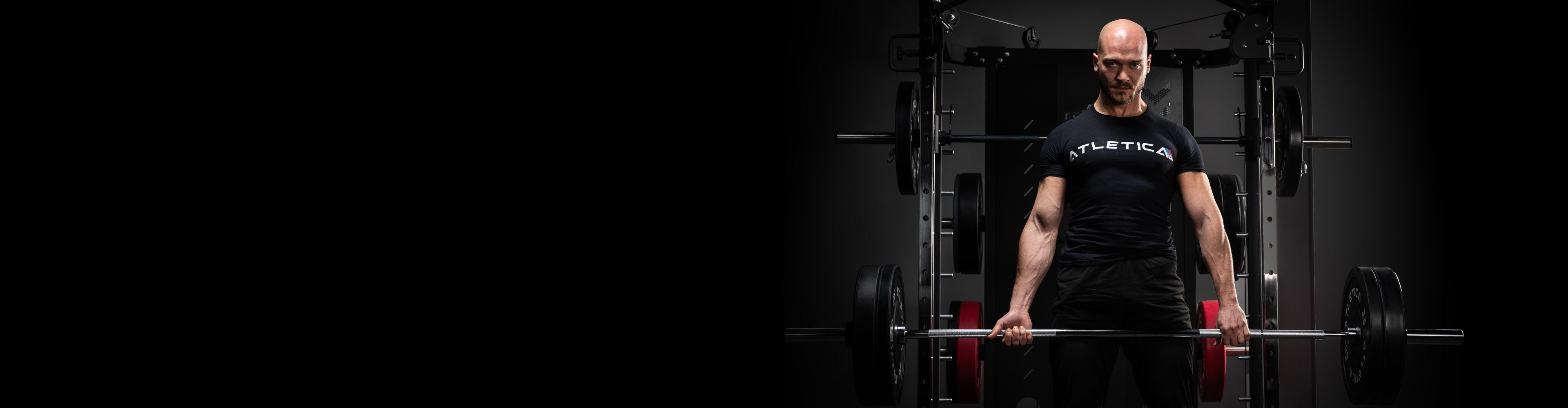 Exklusive Black Week Angebote auf Cardio- & Kraftgeräte sowie Trainings-Sets von Atletica – nur bis 1. Dezember.