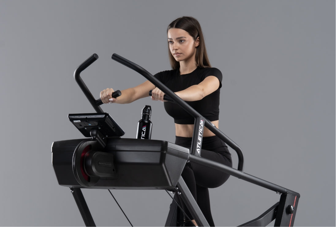 Handgriffe am PeakRunner Cardiogerät