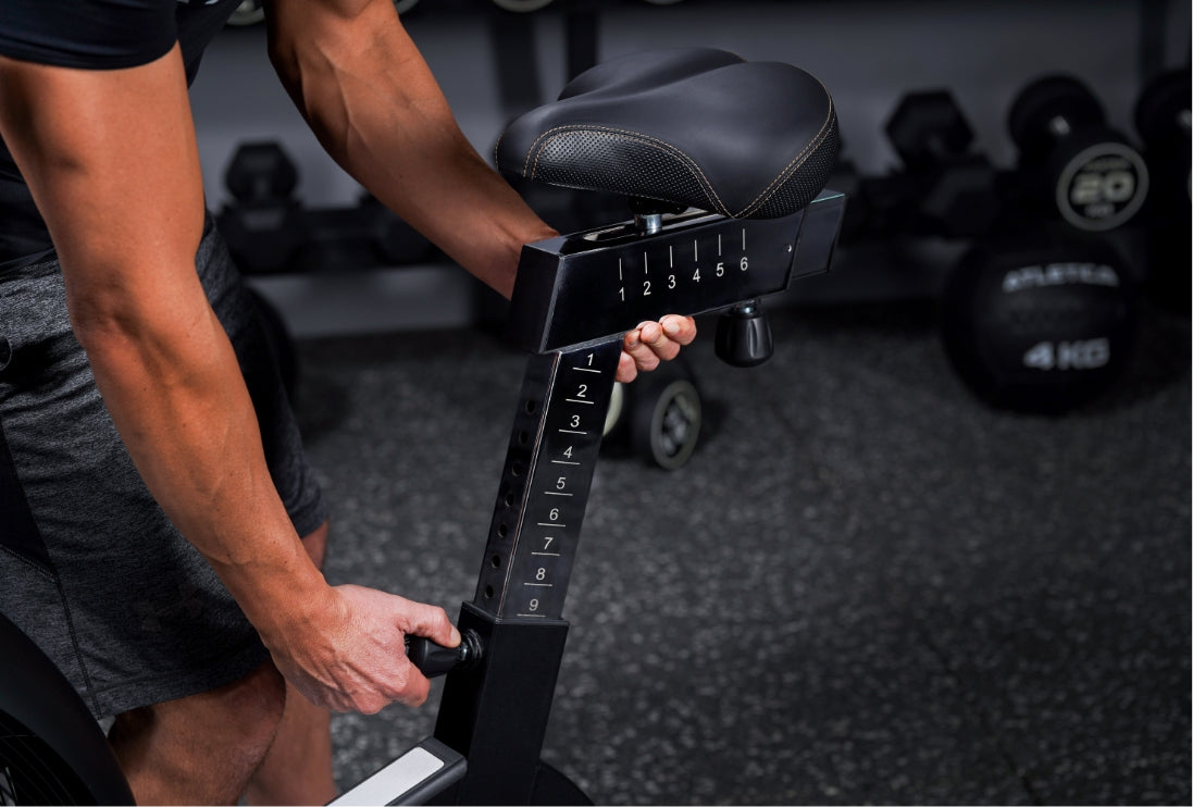 verstellbare Sitzeinstellung am MagnaBike