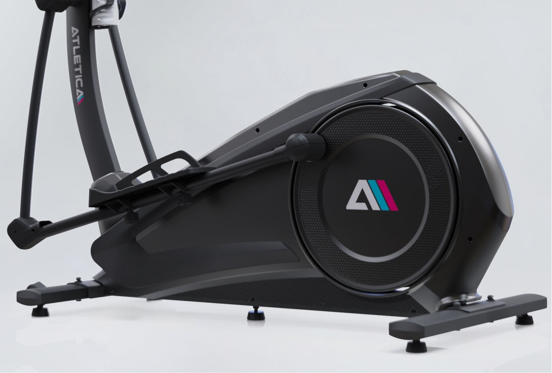 Crosstrainer Cyclone von Atletica: Wartungsfreies Magnetbremssystem 