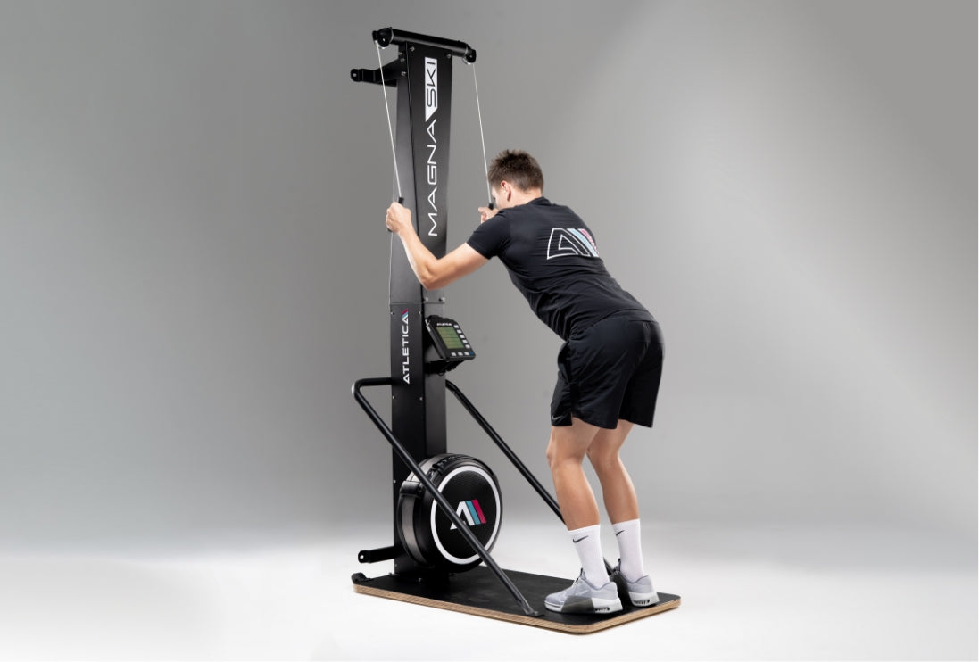 Ergometer MagnaSki: Luftwiderstand in den Einstellungen 1 - 10