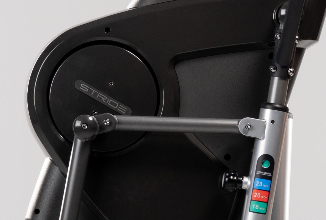 Stide: Kleine Stellfläche durch innovatives Schwungscheiben Design 