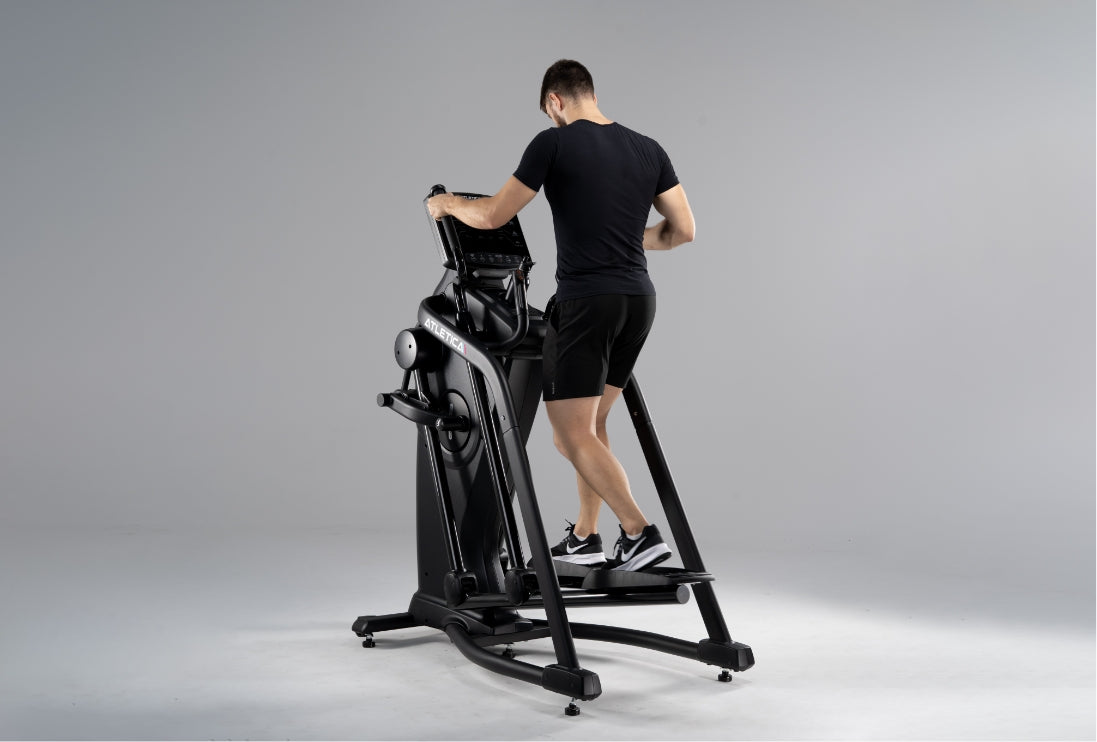 Power Stride Crosstrainer mit dualem Riemenantrieb
