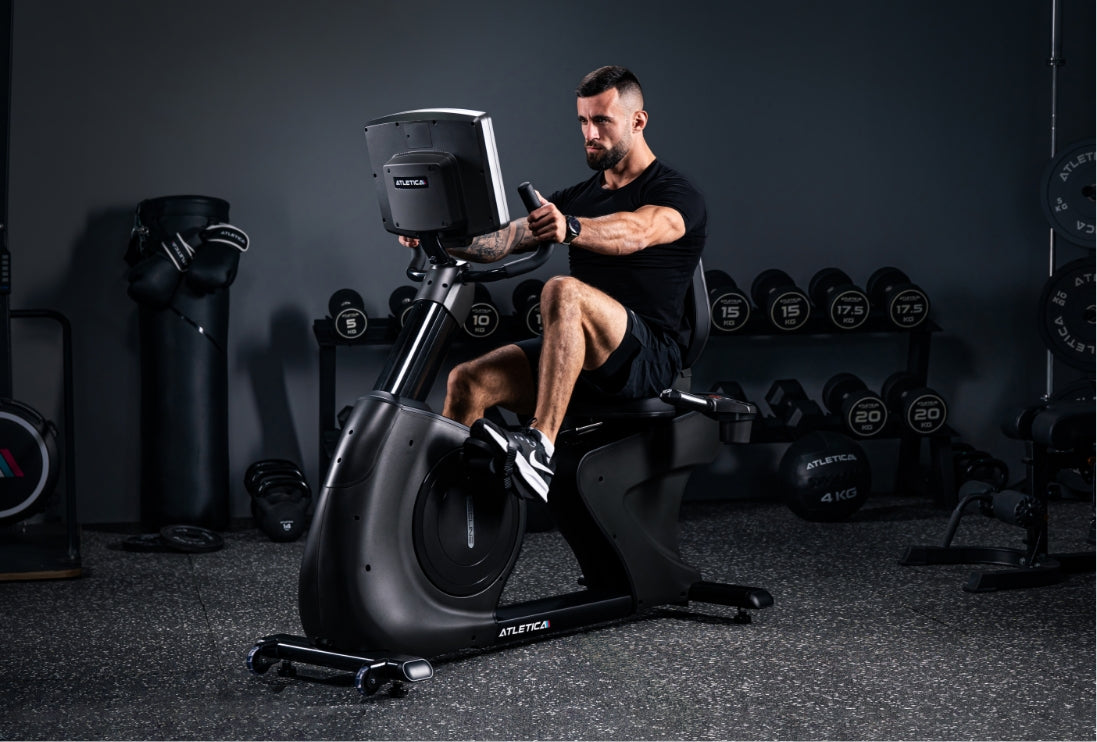 Recline Bike für Training im Halbliegen